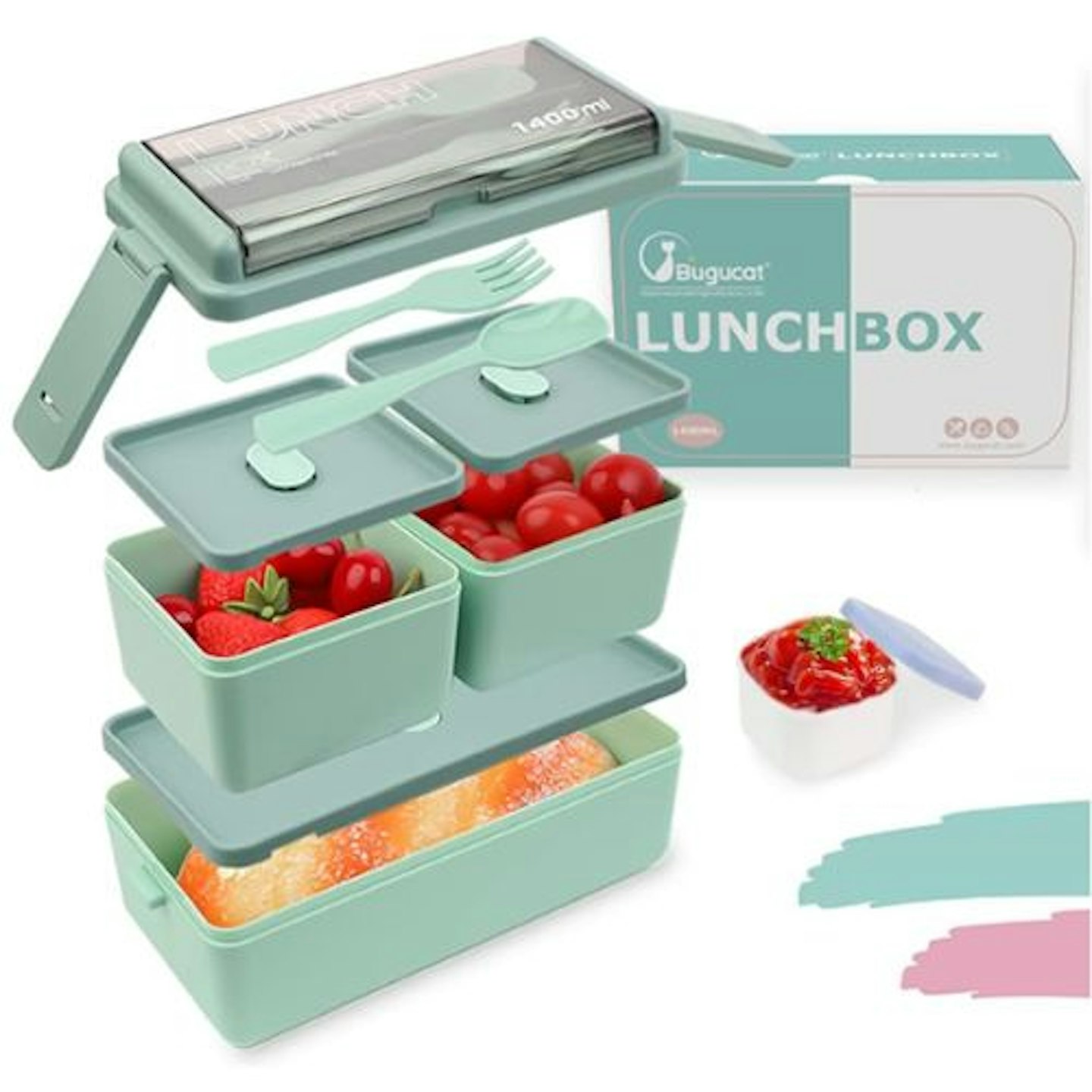 Bugucat Bento Lunch Box