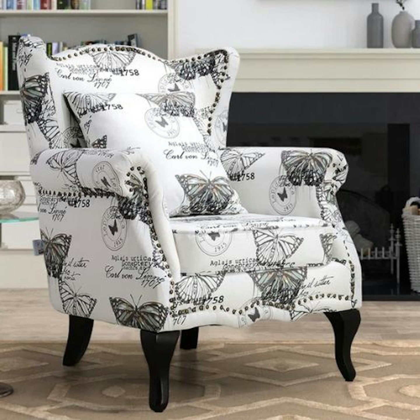 Colyn Upholstered Wingback Chair