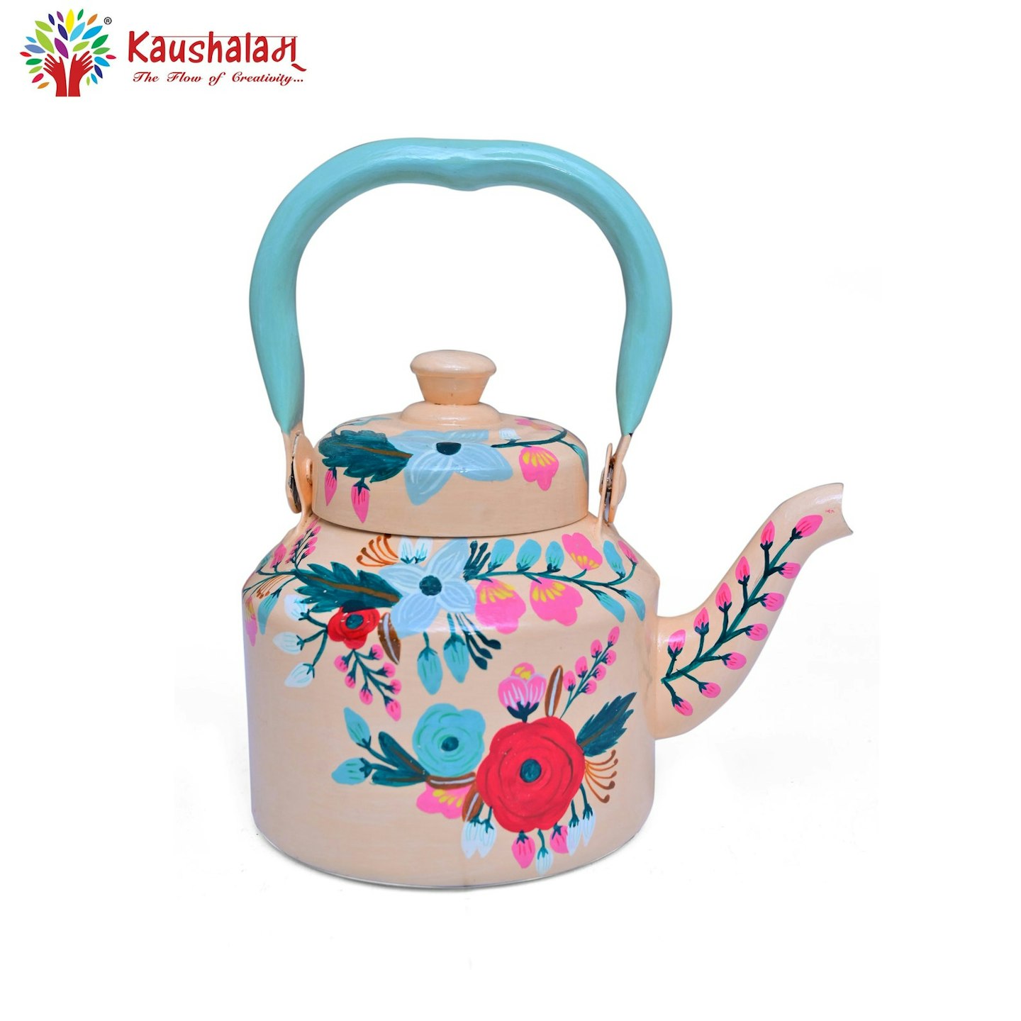 Hand Painted Stainless Steel Induction Cook Top Tea Kettle