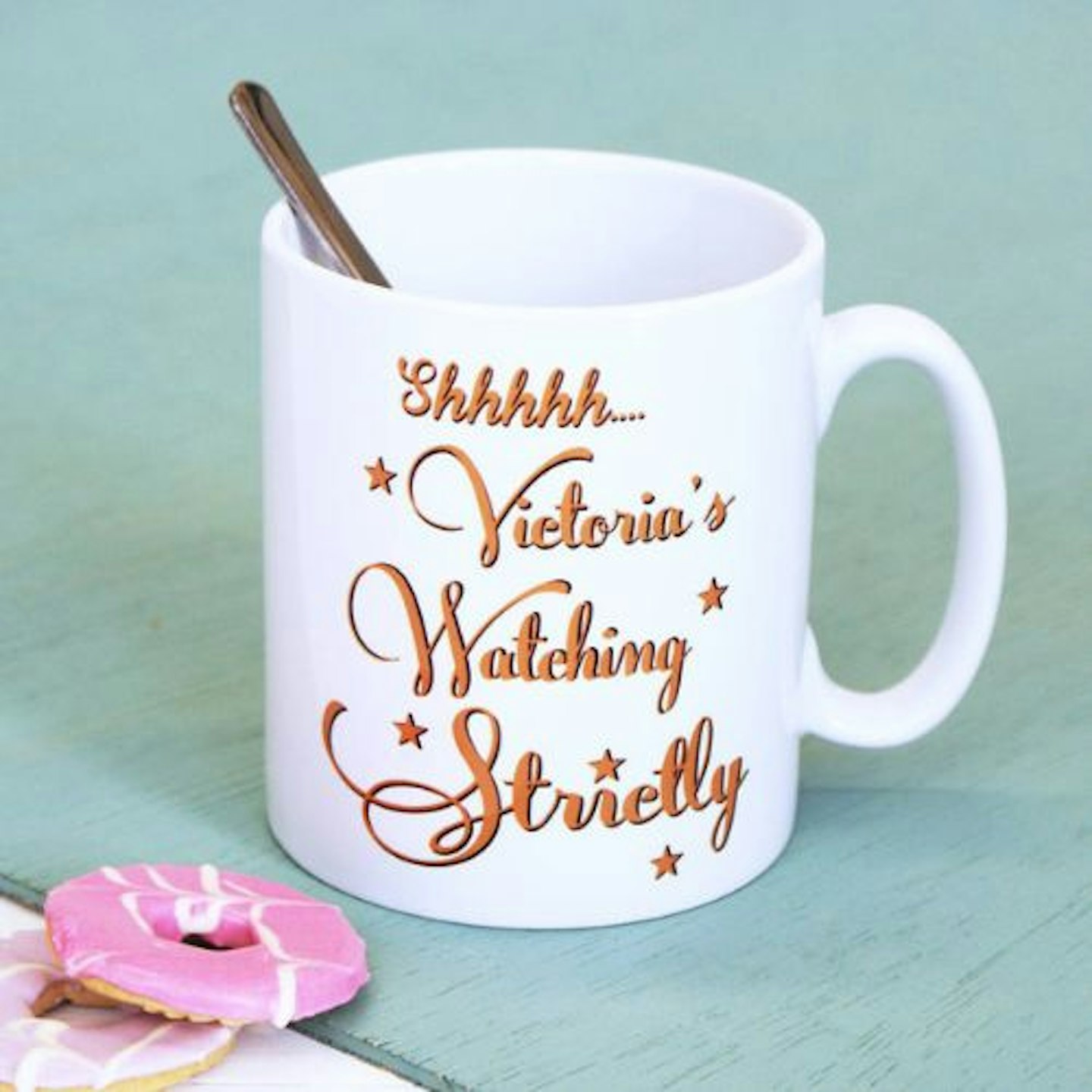 Sparks Living Personalised 'Shh.. I'm Watching Strictly' Mug