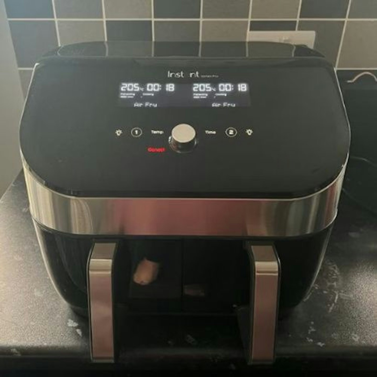 photo of the Vortex Plus Dual Drawer 8-in-1 Air Fryer on kitchen countertop