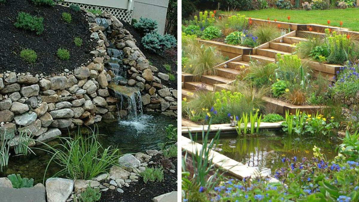 10 easy sloped garden ideas