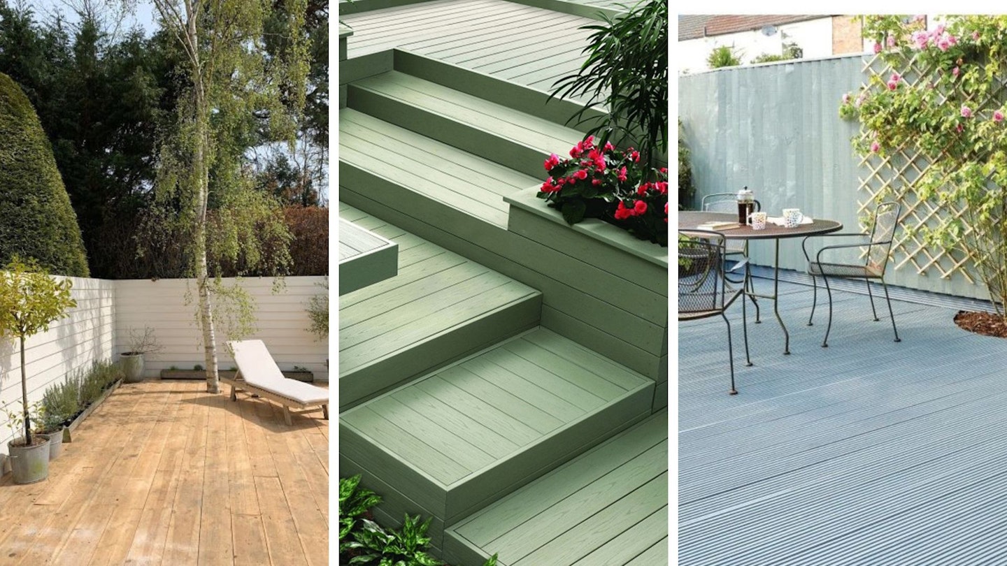 Painted decking