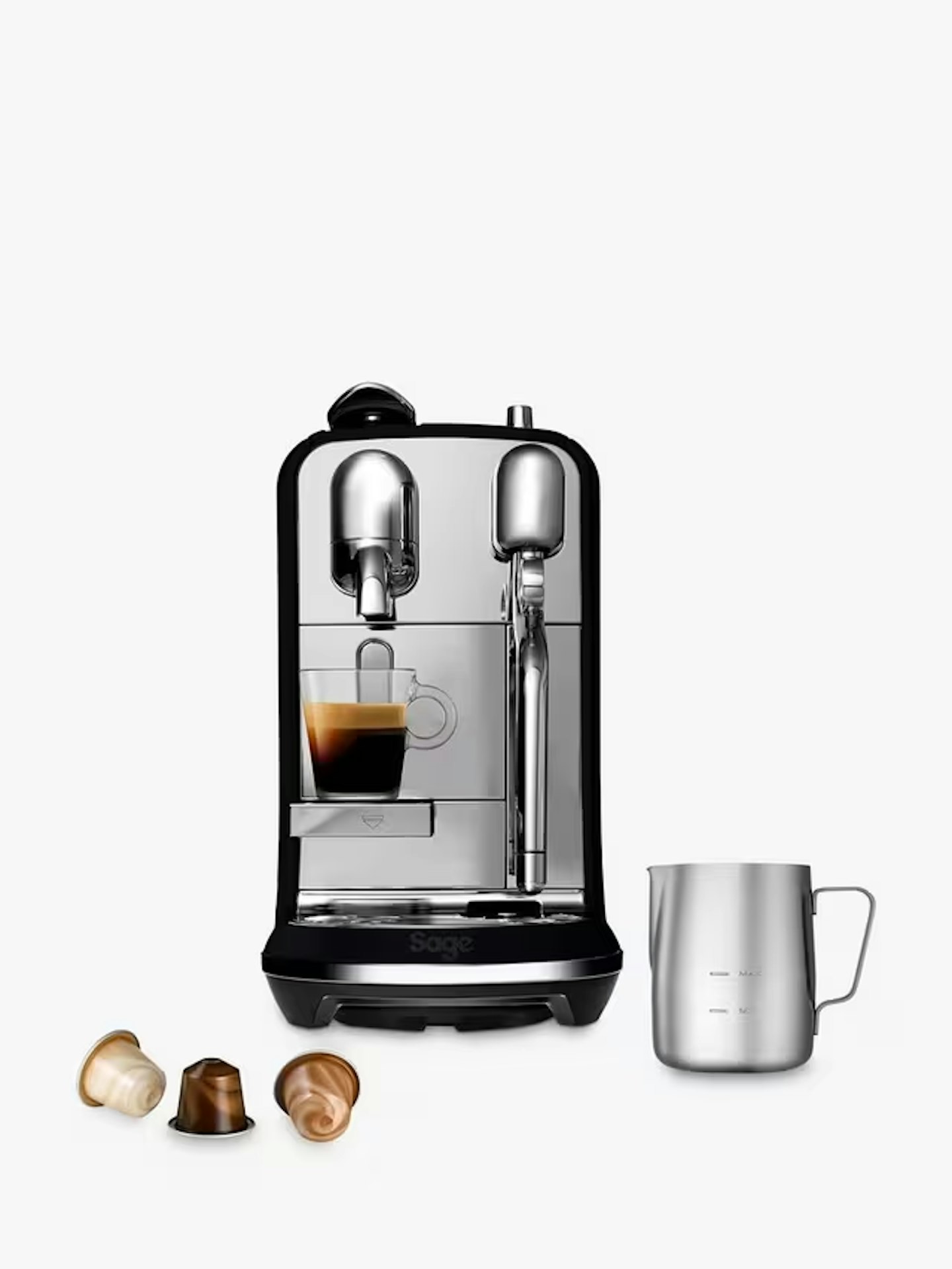 Nespresso coffee machine in black 