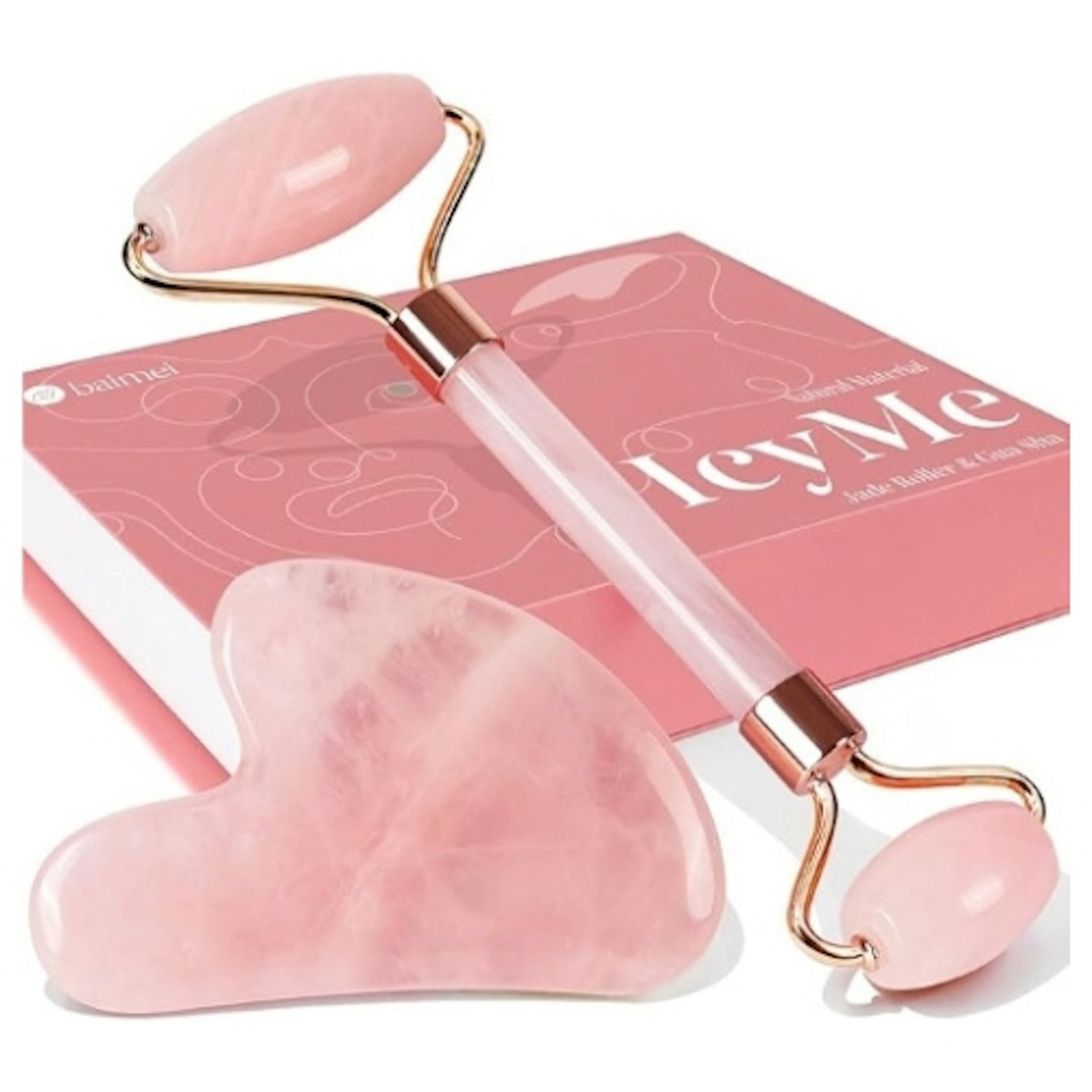 BAIMEI Jade Roller & Gua Sha Stone