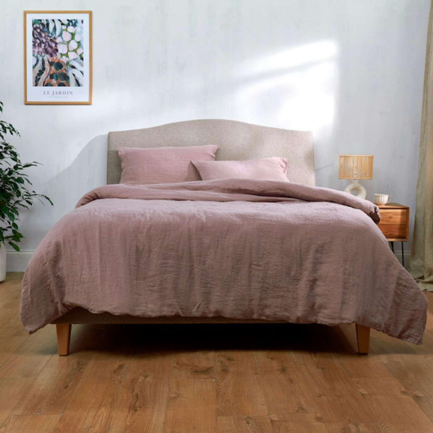 Best duvet covers: Catarina 100% Linen Set - Rose