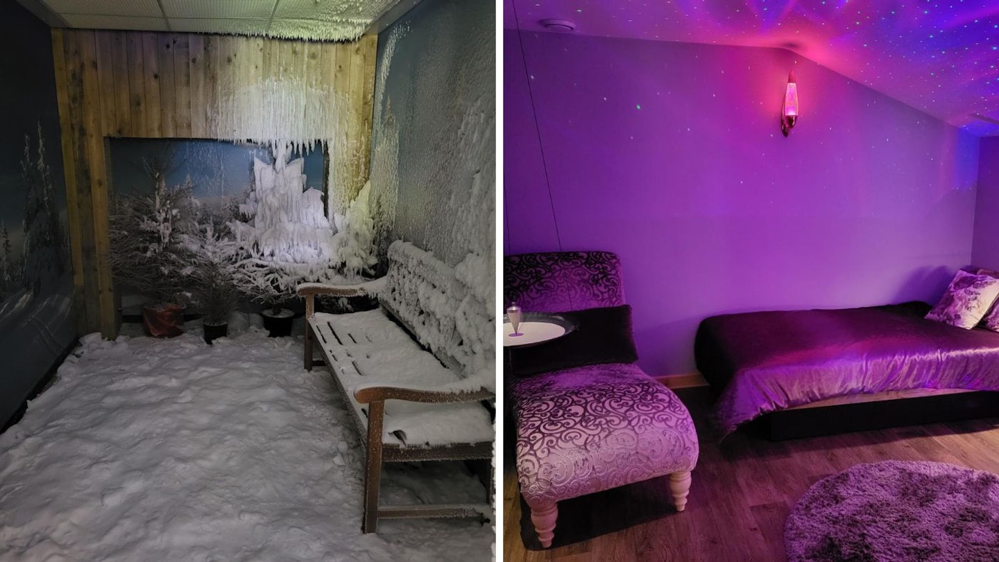 snow room and relaxation room