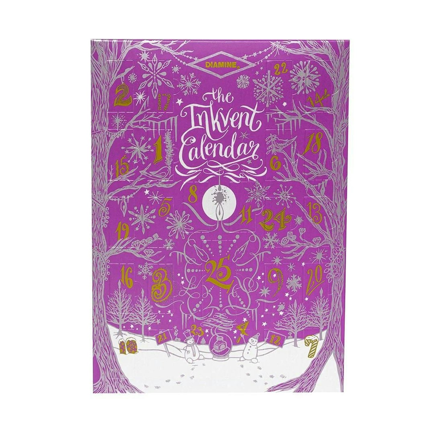 Best stationery advent calendars: Diamine Ink-Vent Calendar 2023 Edition Purple