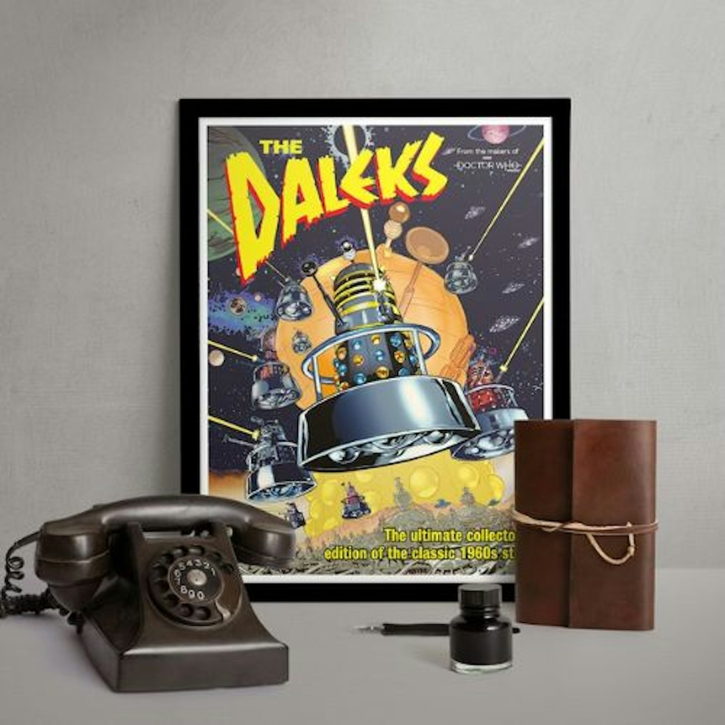 Doctor Who Classic Retro Dalek Print