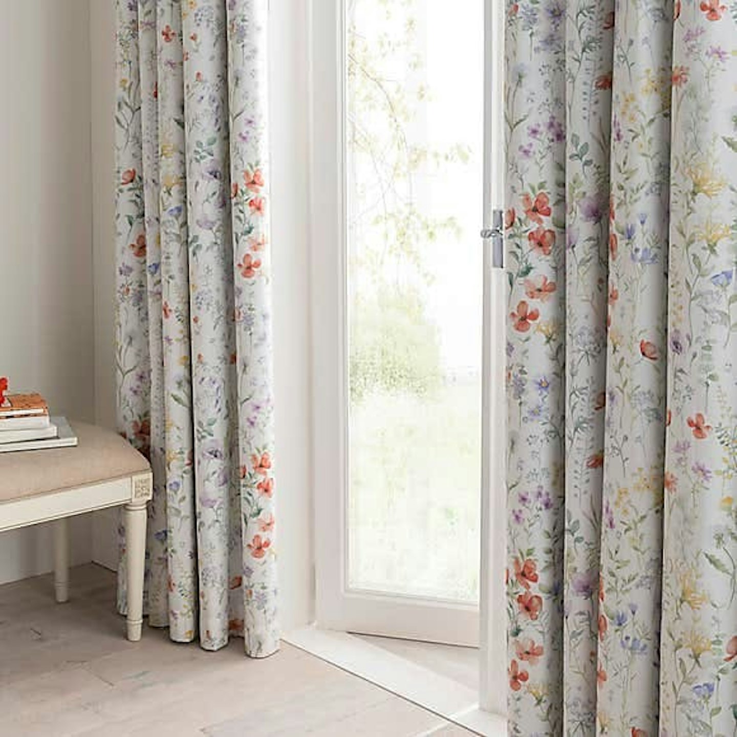 Best blackout curtains: Dorma Wildflower Blackout Pencil Pleat Curtains