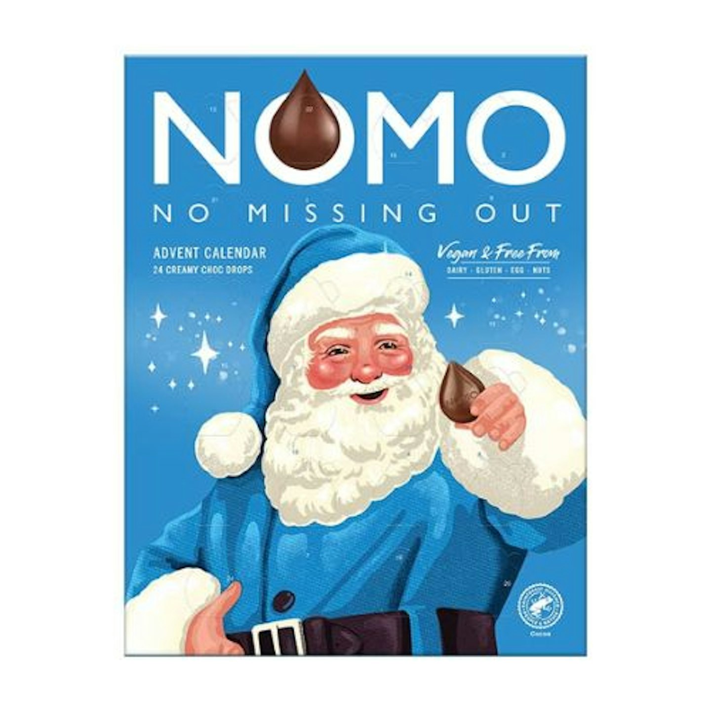 Nomo Creamy Chocolate Advent Calendar 80g