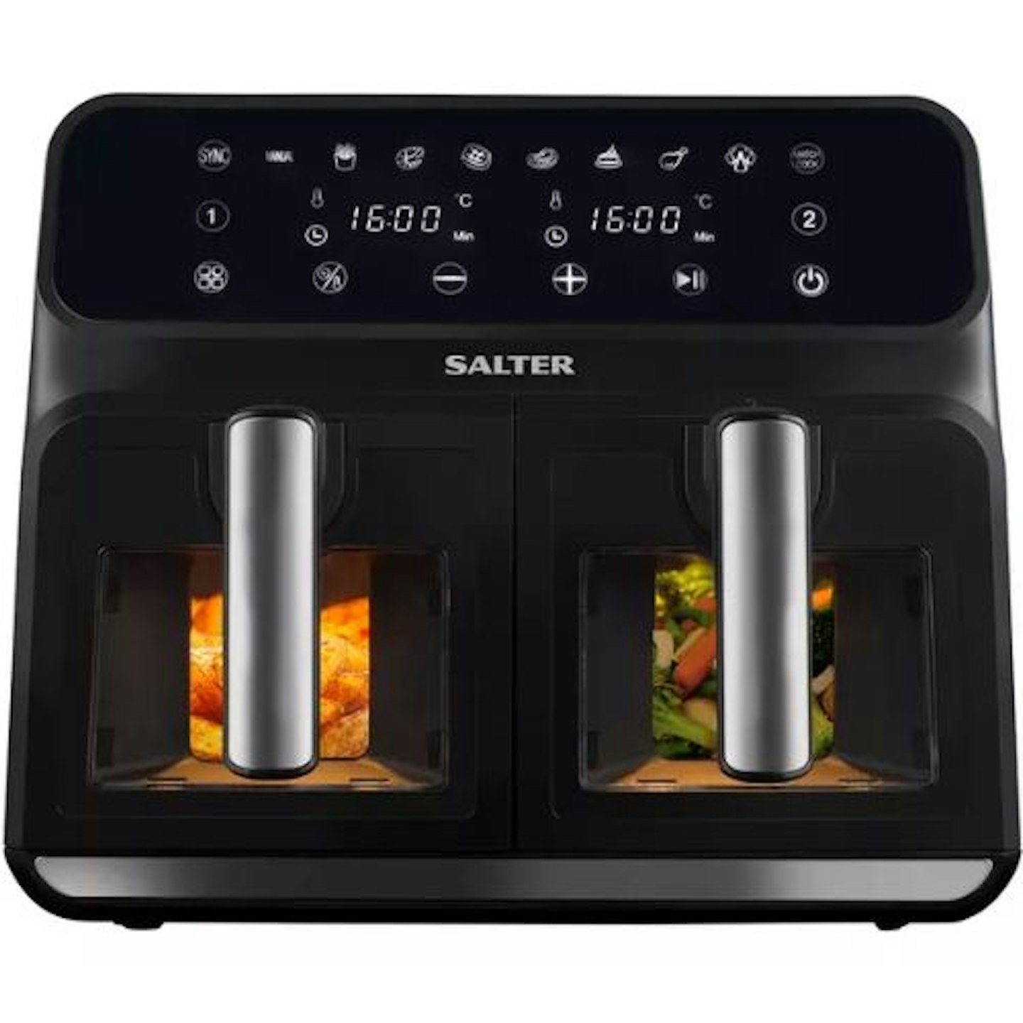 SALTER Dual View Pro EK5196GW 7.6L Air Fryer