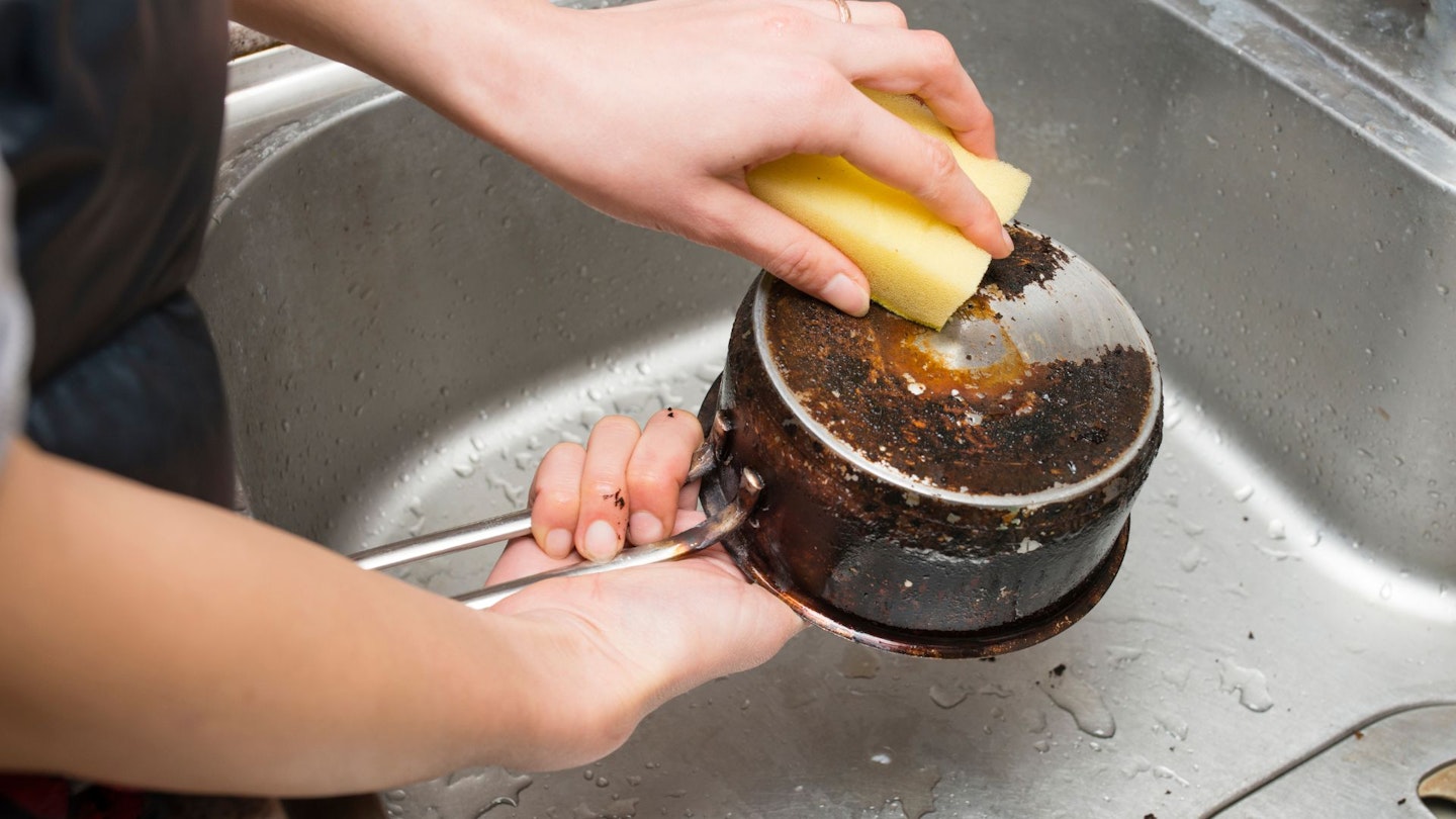 Cleaning pots