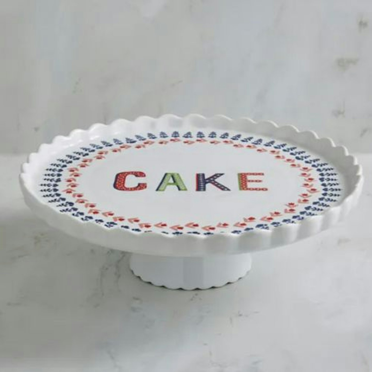 dunelm Scalloped Cake Stand