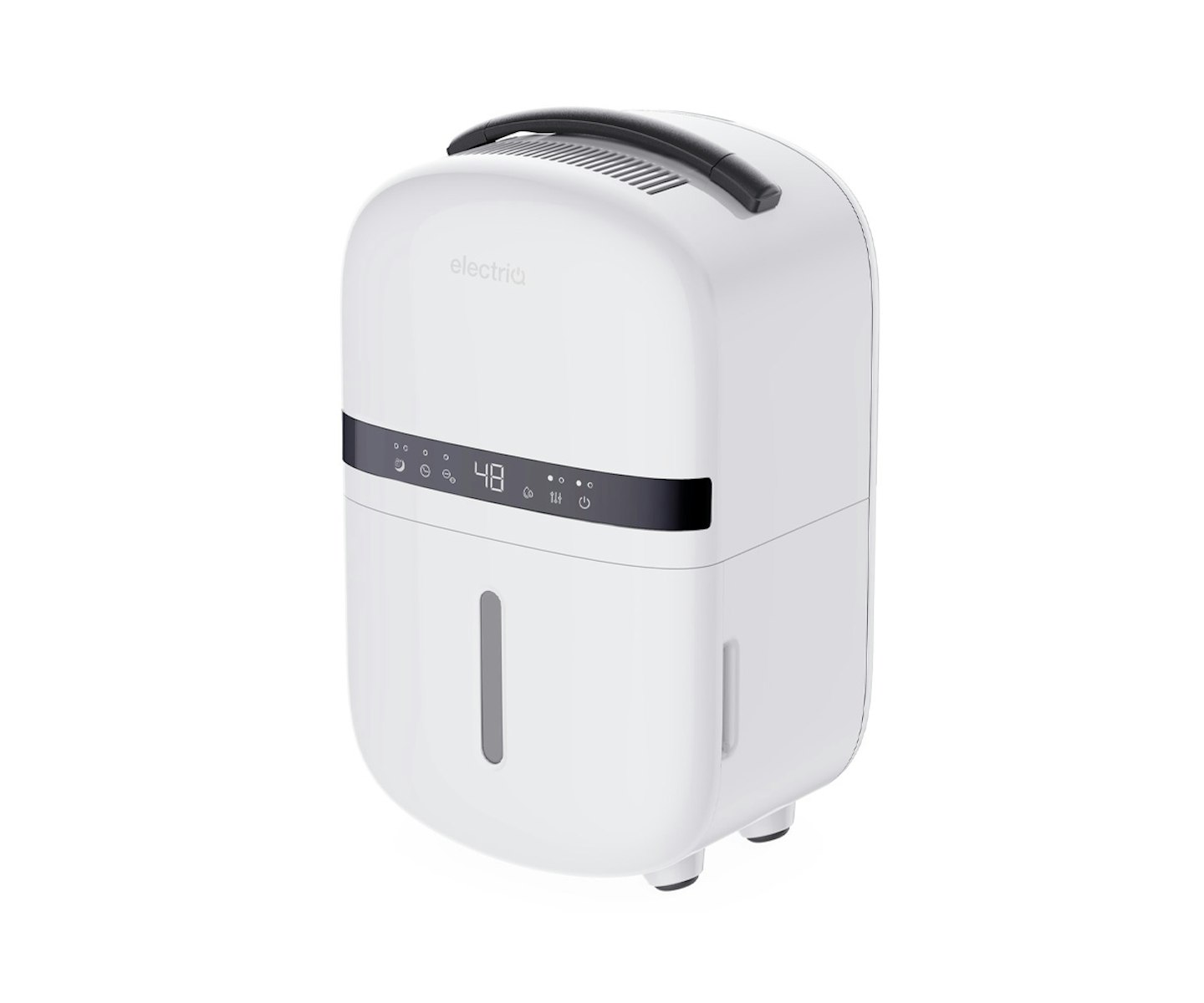 electriQ 5L Quiet Compact Compressor Dehumidifier and Air Purifier - White