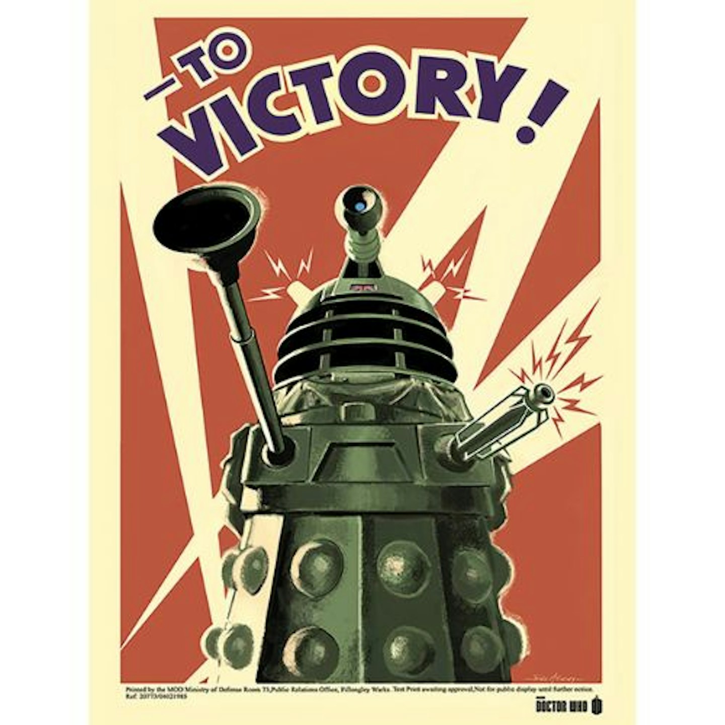 Victory Doctor Who Canvas Print 60 x 80cm