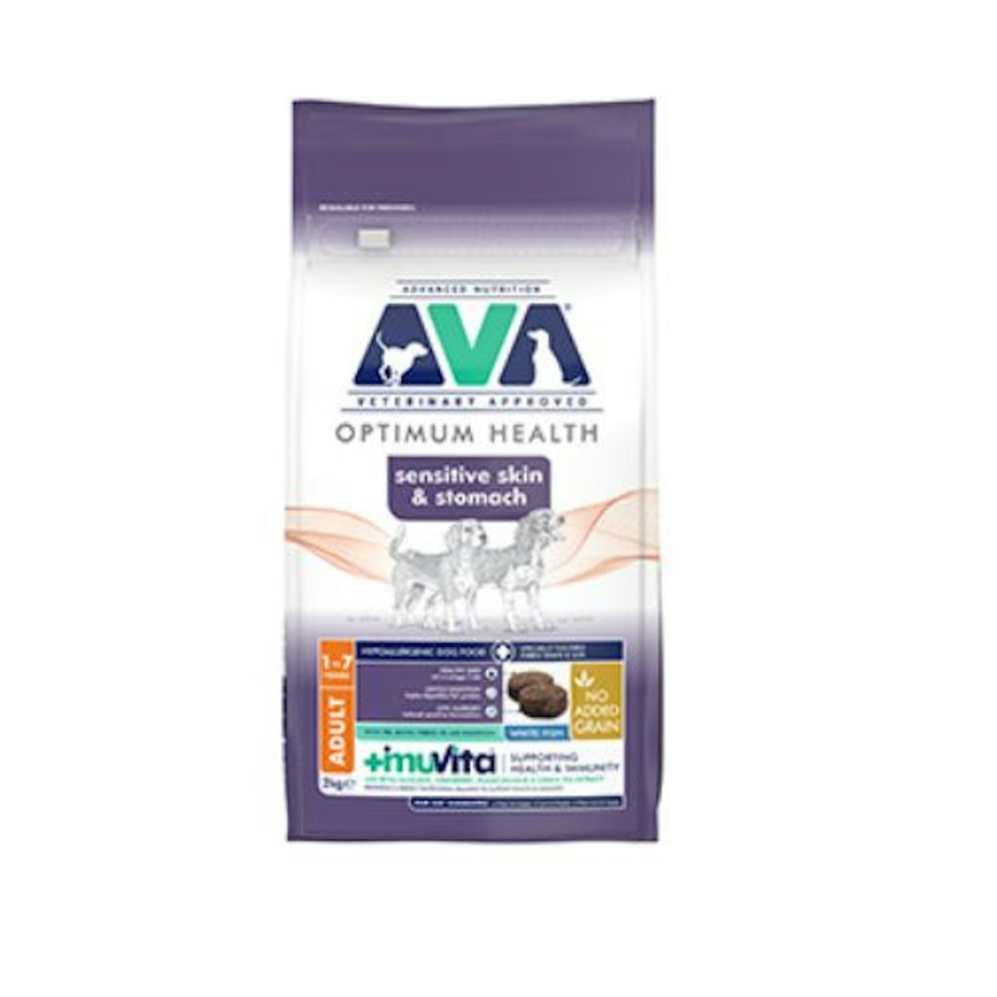 AVA Veterinary Approved Optimum Health Sensitive Skin and Stomach Dog Food