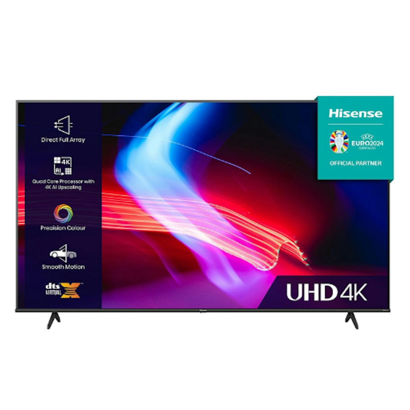 Hisense 58A6KTUK, 58 inch, 4K Ultra HD, Smart TV
