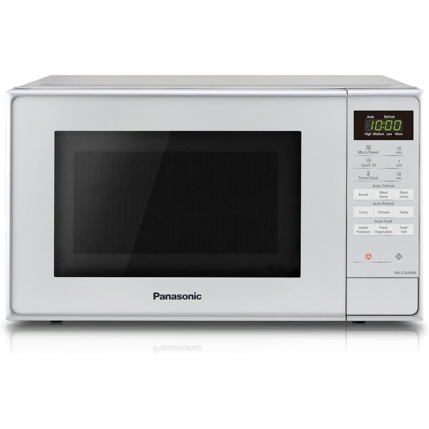 Panasonic NN-E28JMMBPQ Compact Solo Microwave Oven with Turntable
