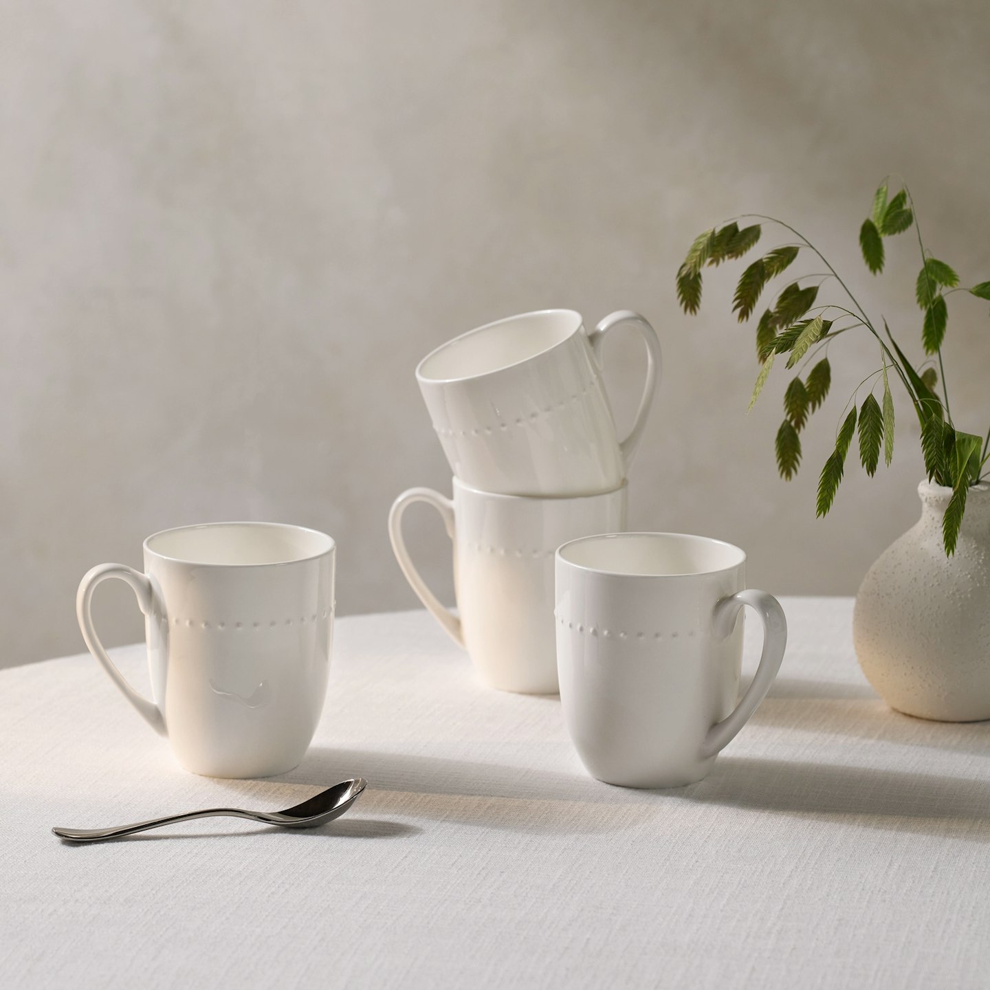 Image of the Radwell Bone China Mugs – Set of 4