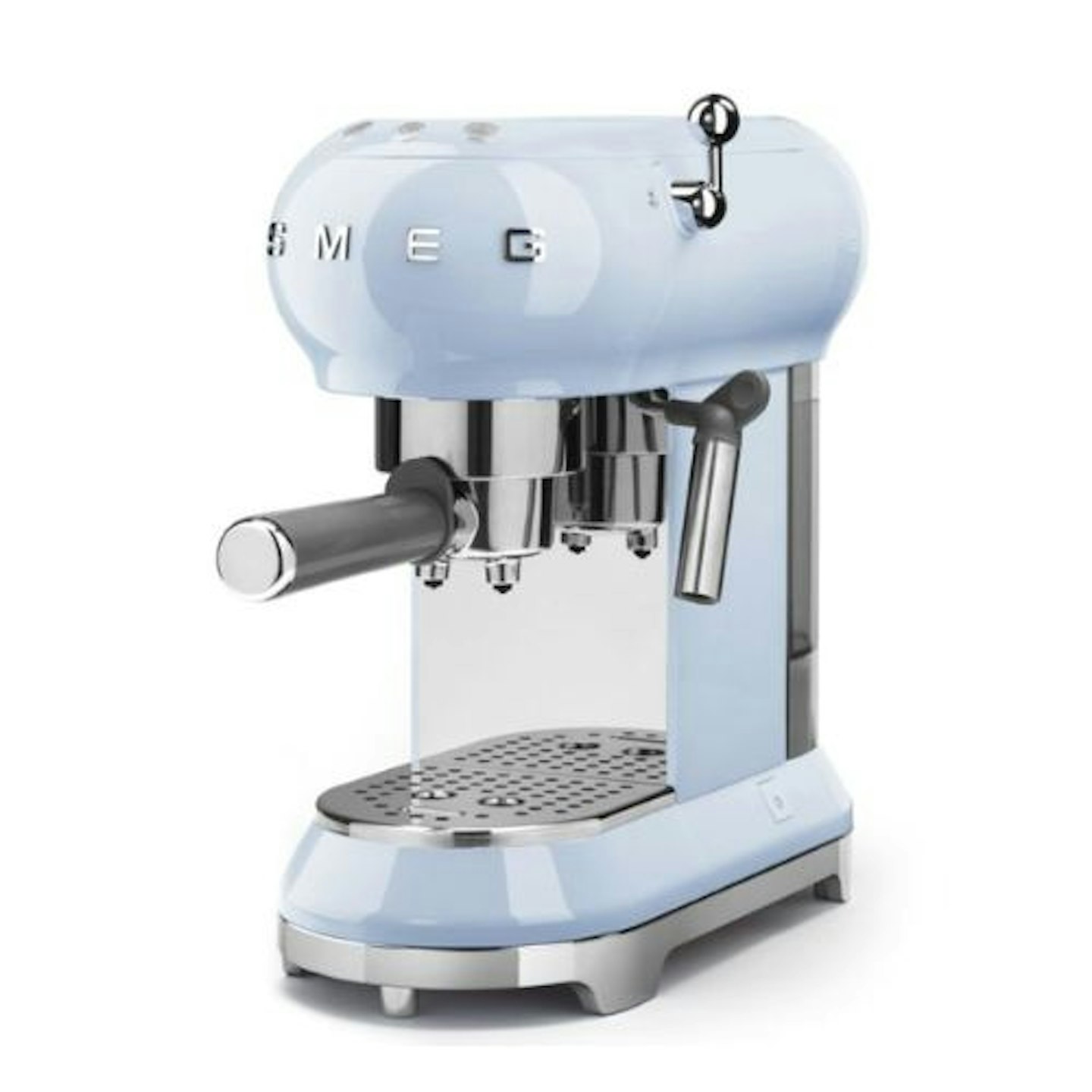 Smeg 50's Retro ECF01PBUK Espresso Coffee Machine - Pastel Blue