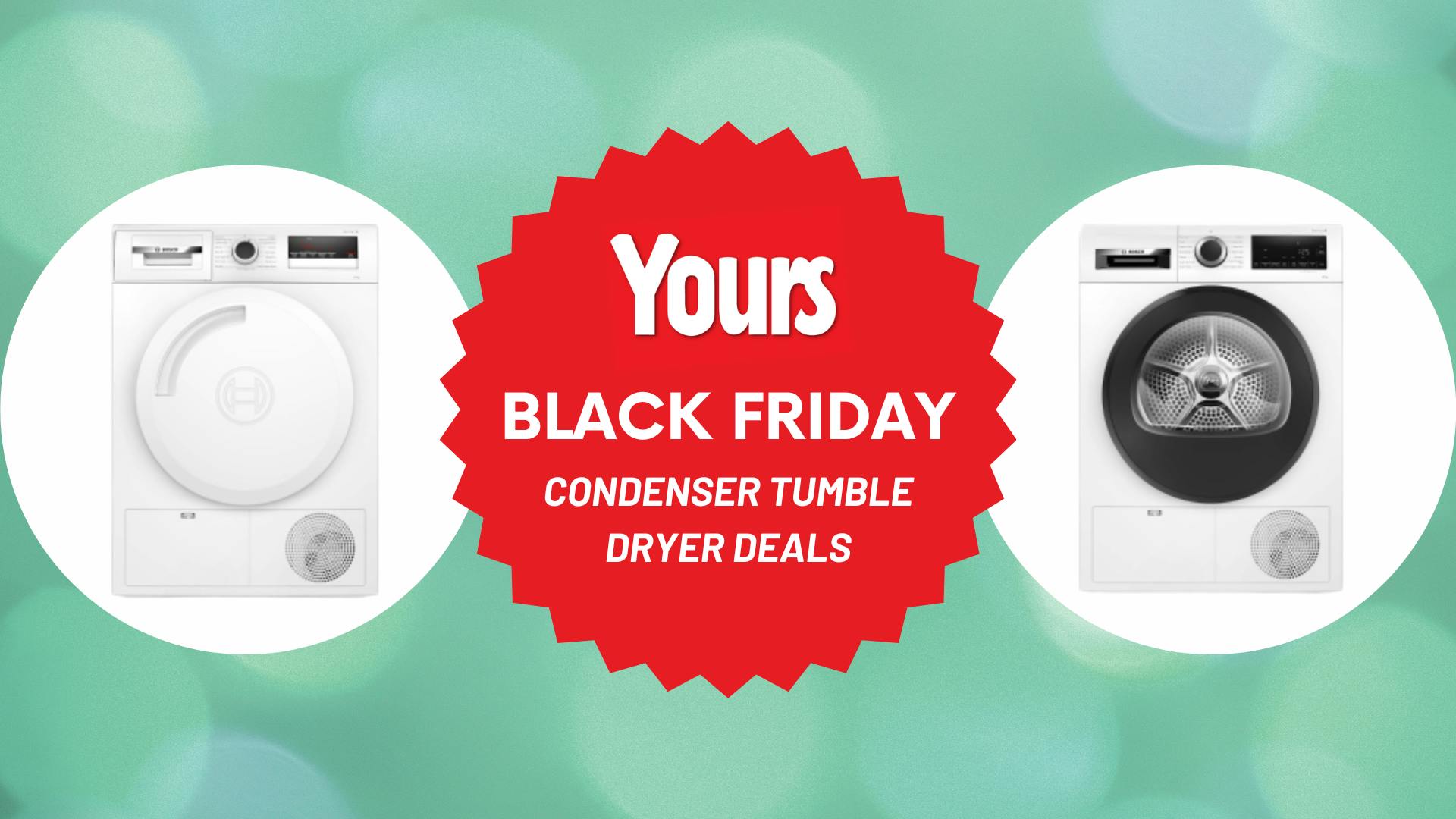 Black Friday tumble dryer condenser deals 2023