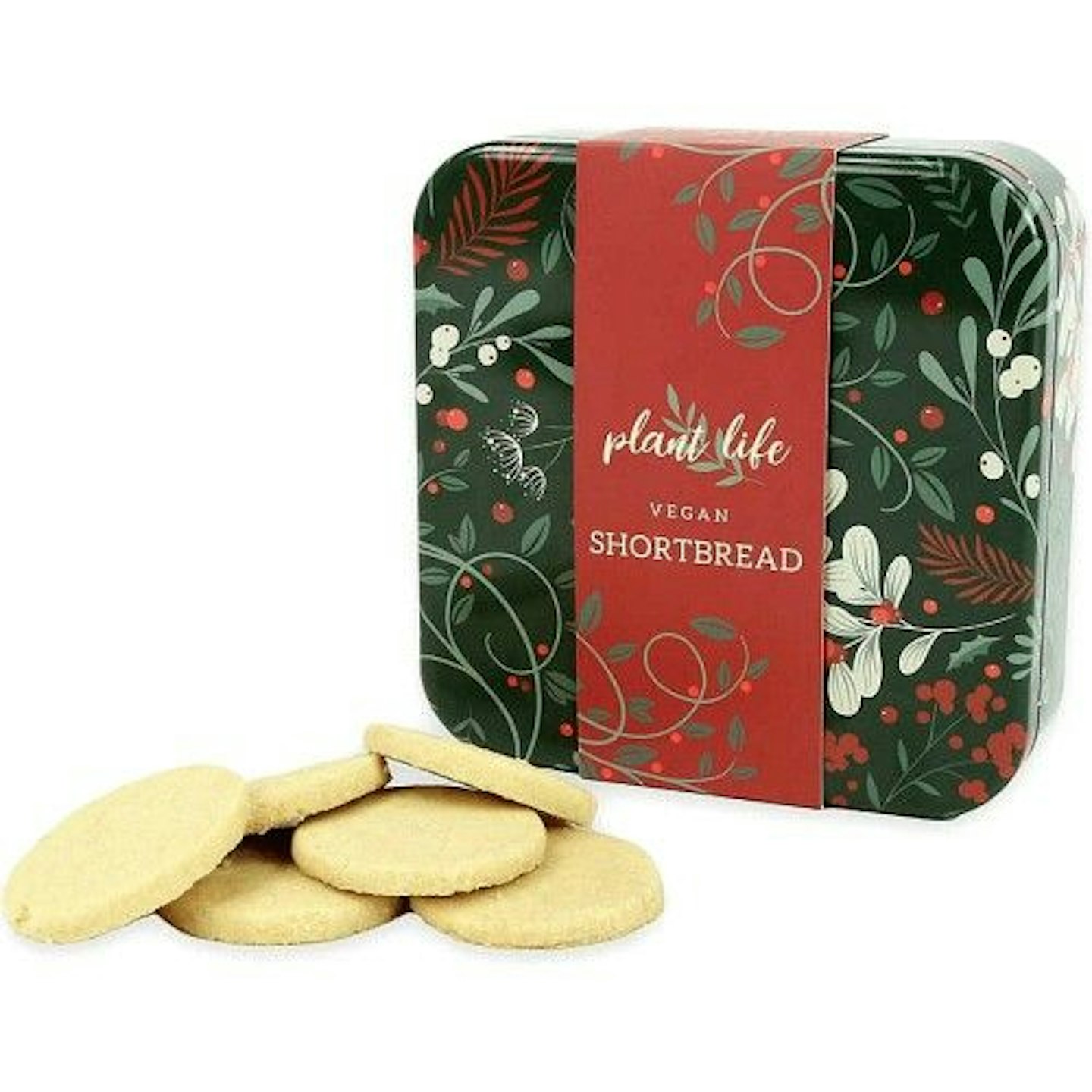 Vegan Shortbread Tin Plant Life