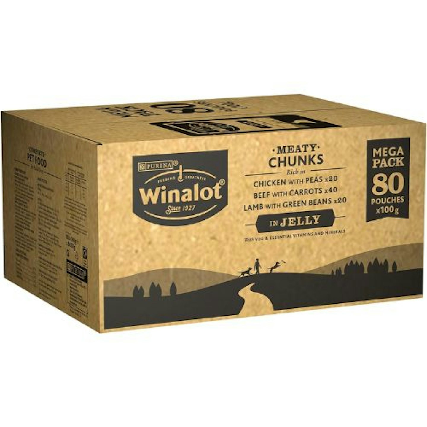 Winalot Perfect Portions Dog Food Mixed in Jelly