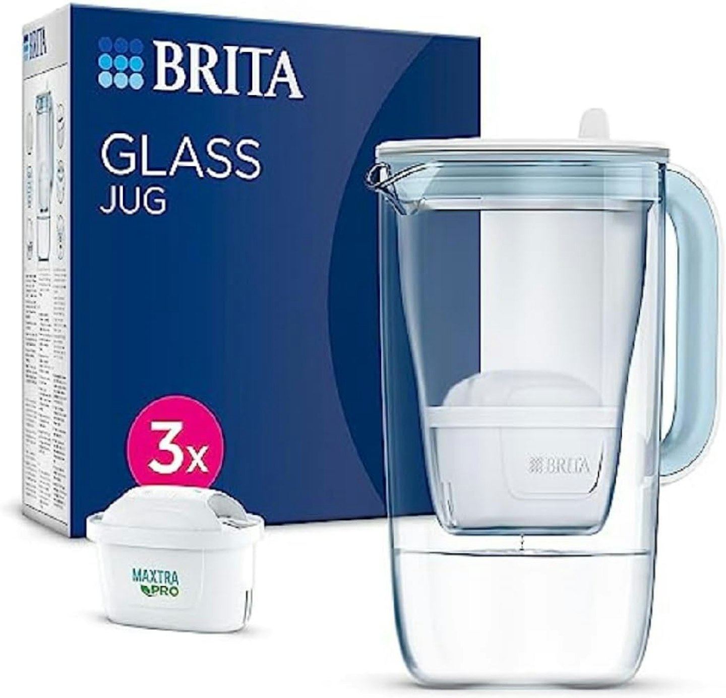 BRITA Glass Water Filter Jug (2.5 L)