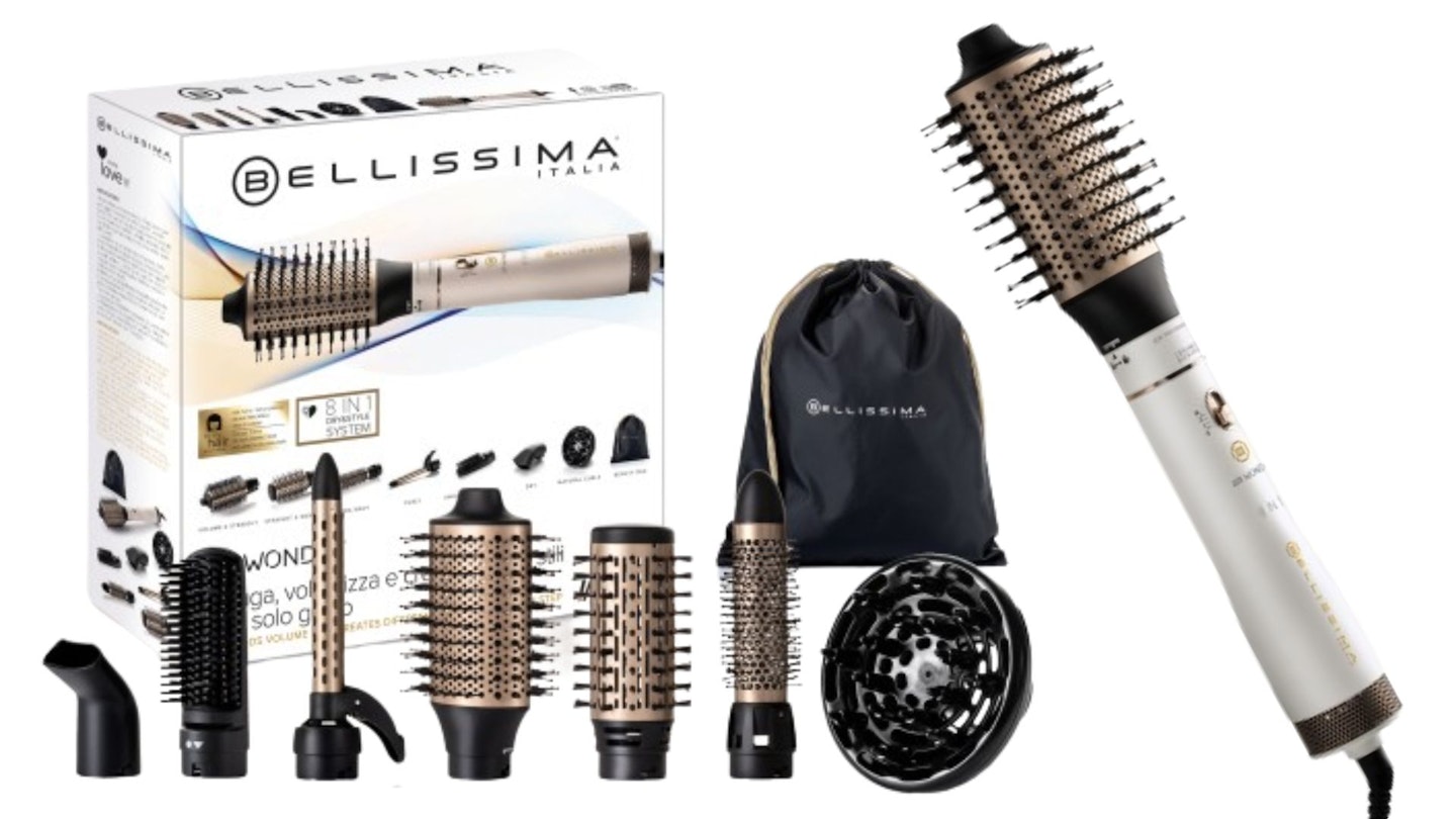 Belissima Air Wonder 8 in 1 Hot Air Styler accessories