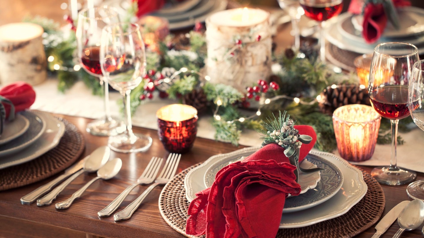 Christmas dinner table ideas