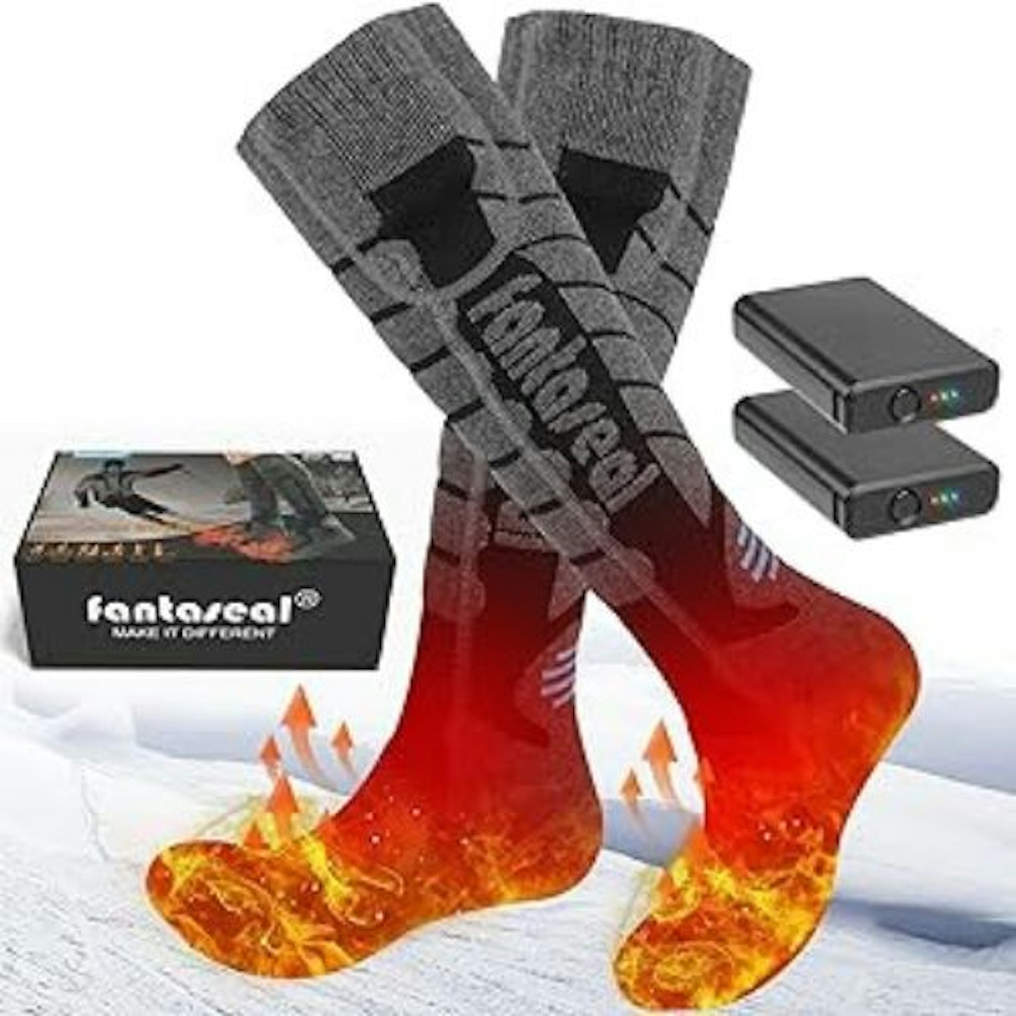 Fantaseal Rechargeable Heated Thermal Socks