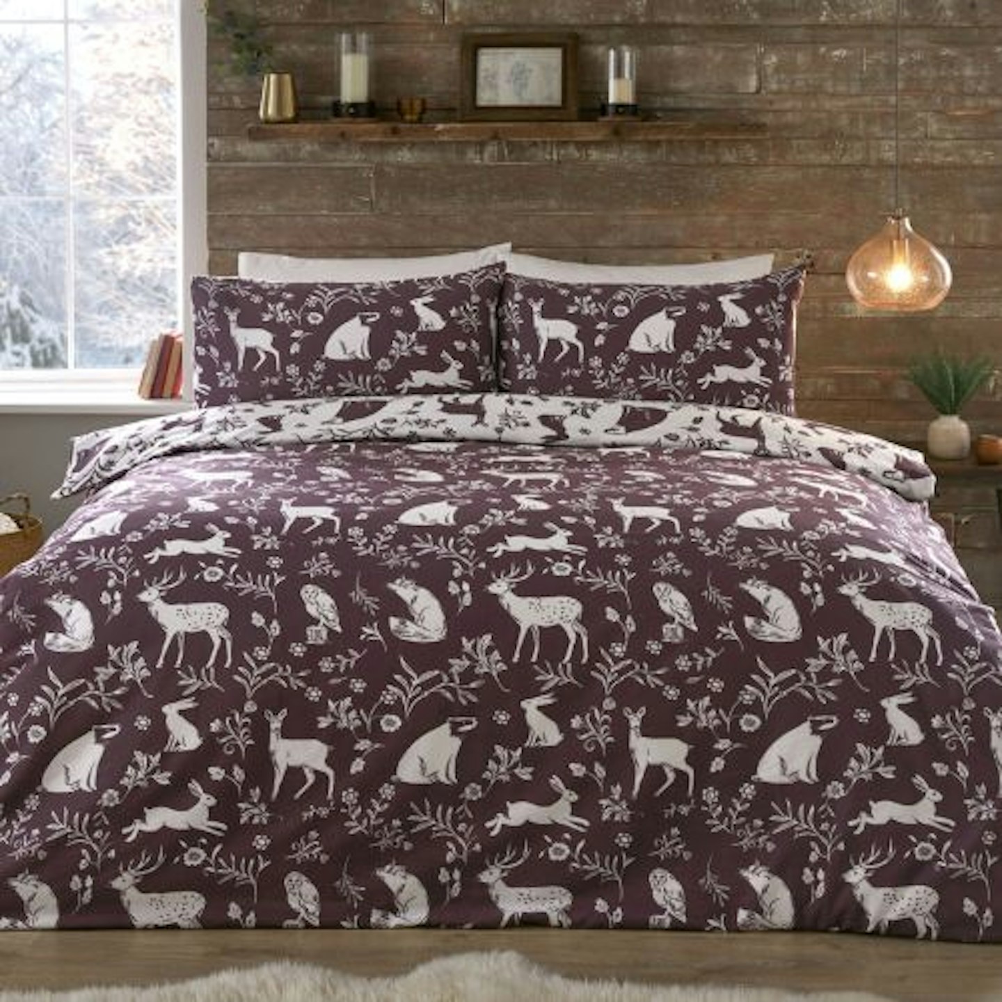 Forest Friends Duvet Cover and Pillowcase Set by Divante