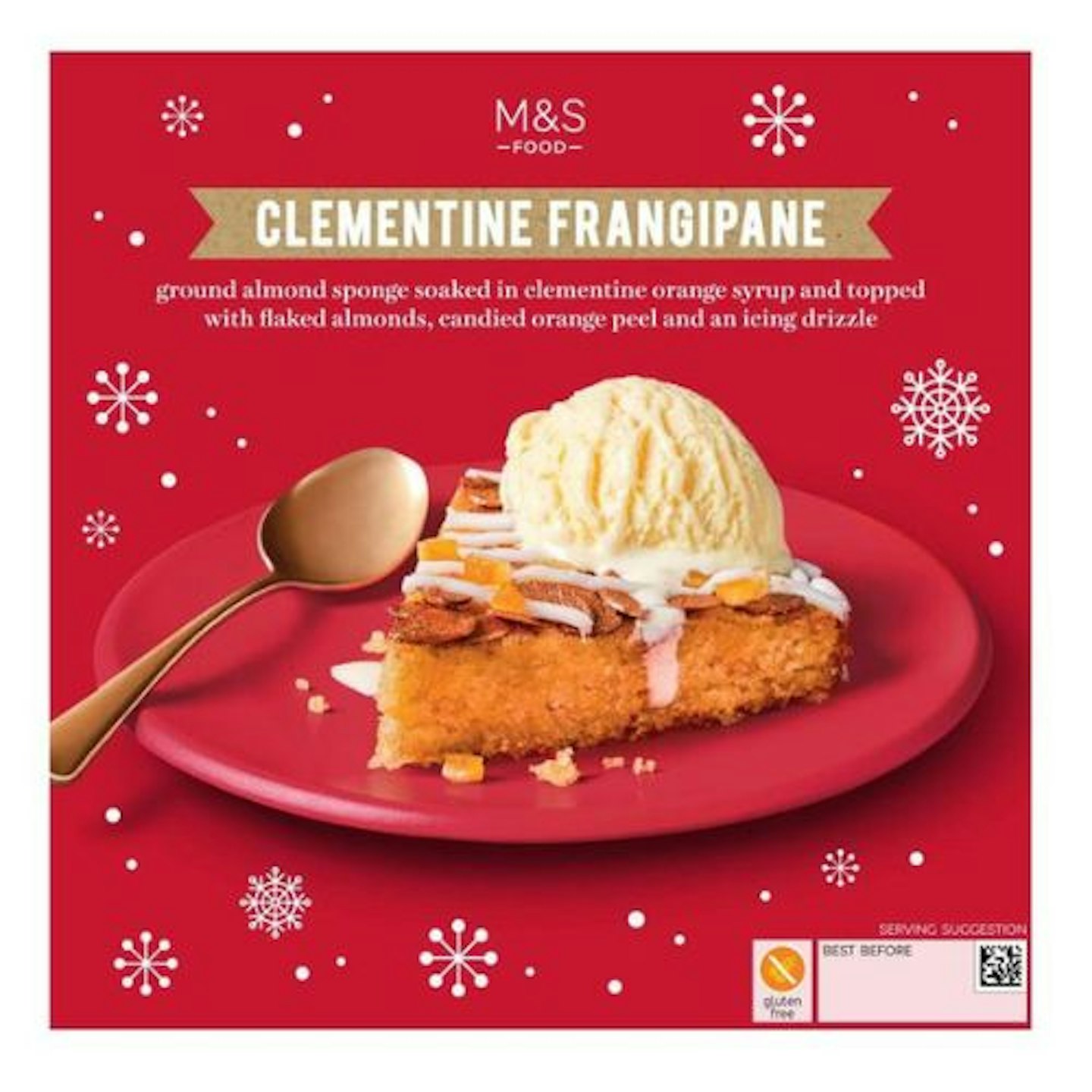 M&S Clementine & Almond Frangipane Sponge