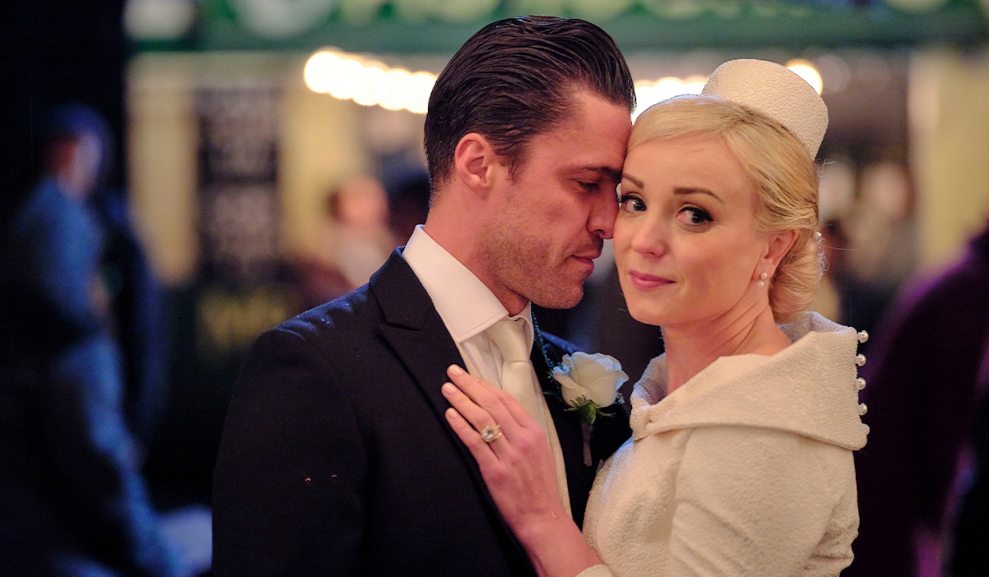 Olly Rix and Helen George