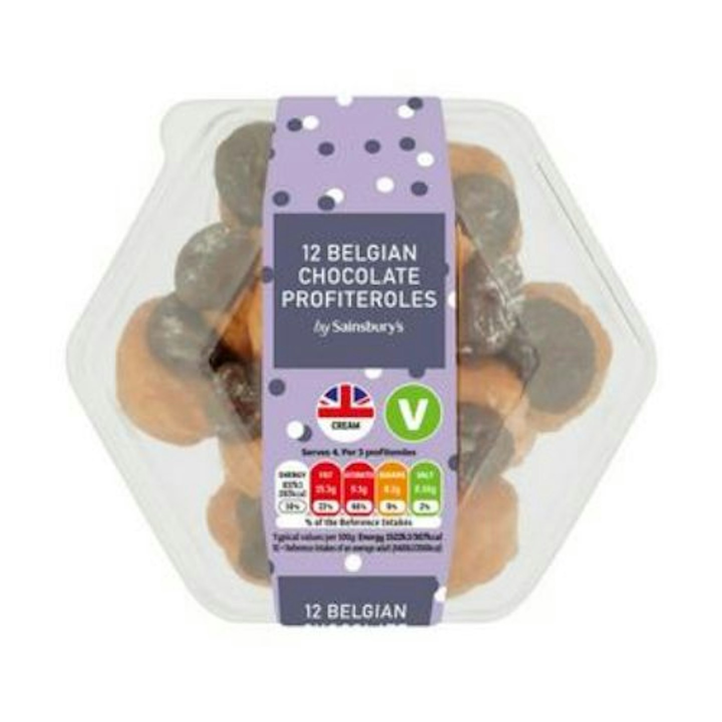 Sainsbury's Belgian Chocolate Profiteroles