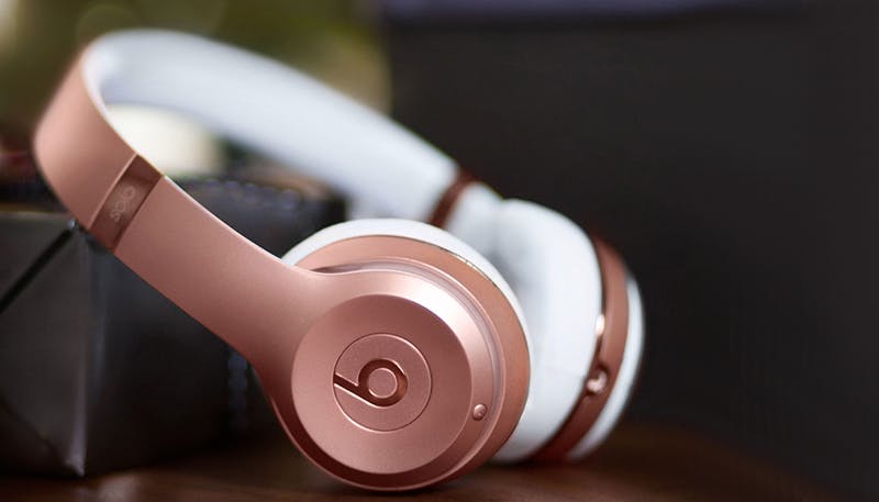 Beats solo3 discount wireless rose gold