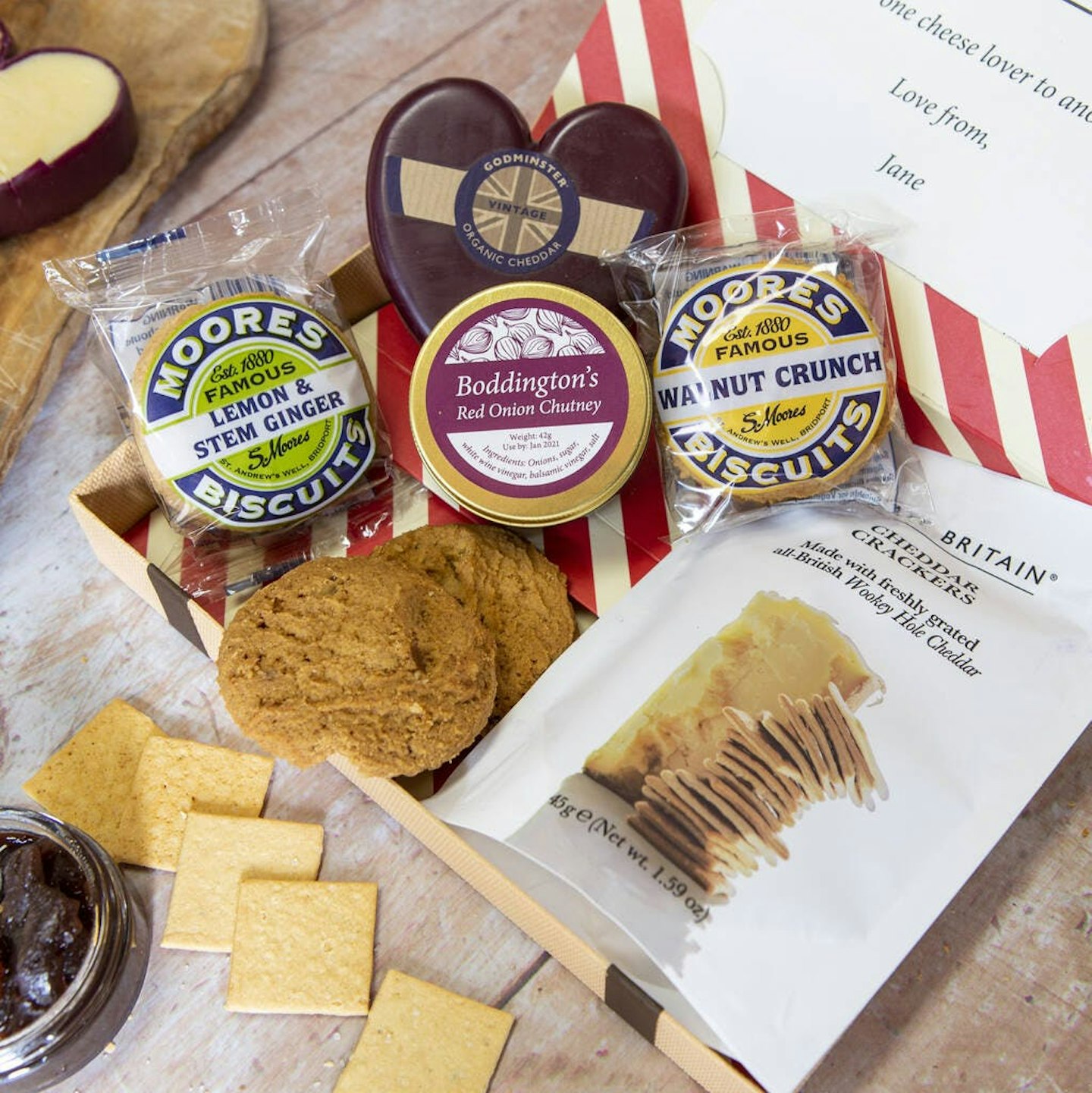 Luxury Cheese And Biscuits By Post Letter Box Hamper