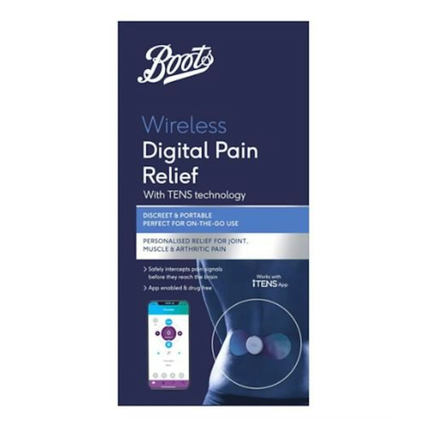 Boots Wireless Digital Pain Relief with TENS technology