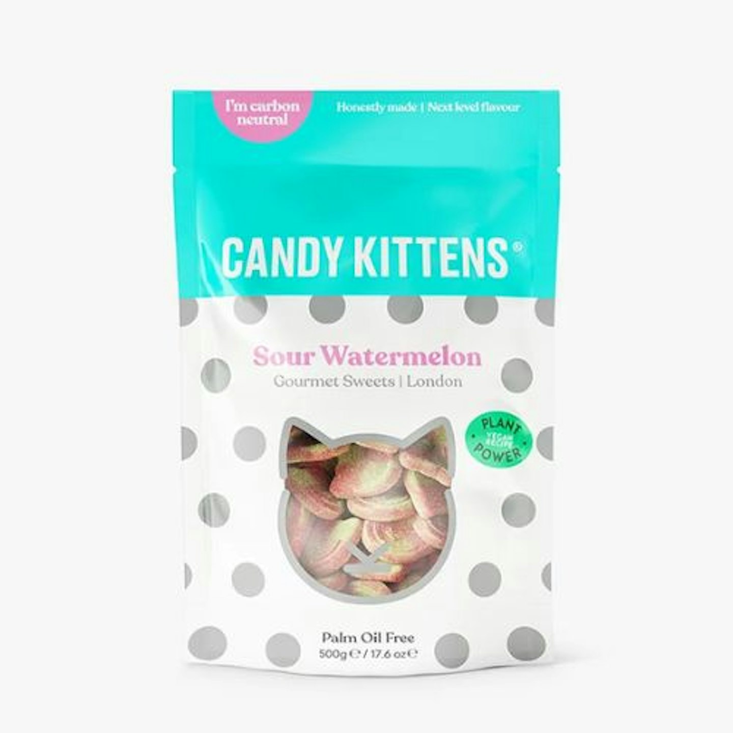 Candy Kittens Giant Pouch Sour Watermelon, 500g