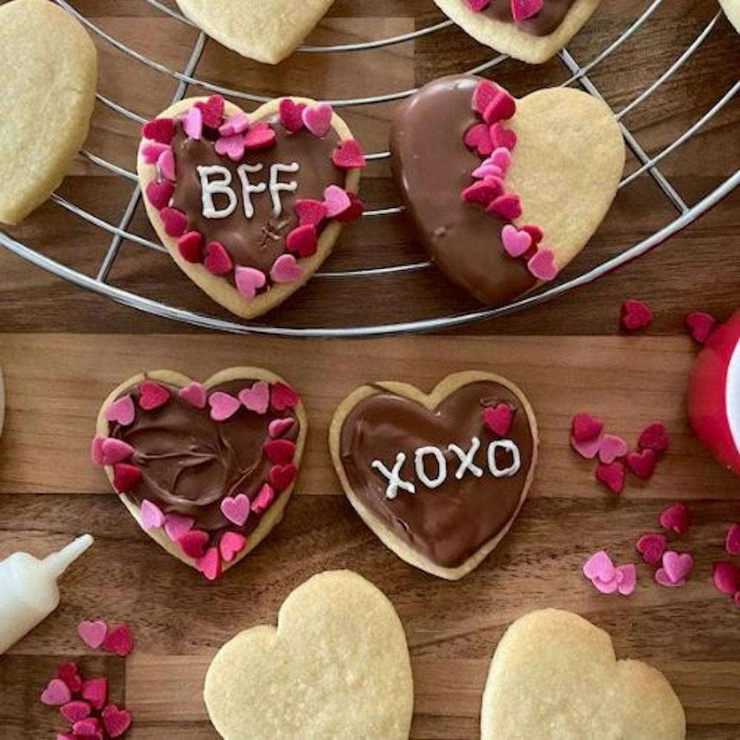 Chocolate Heart Biscuit Kit