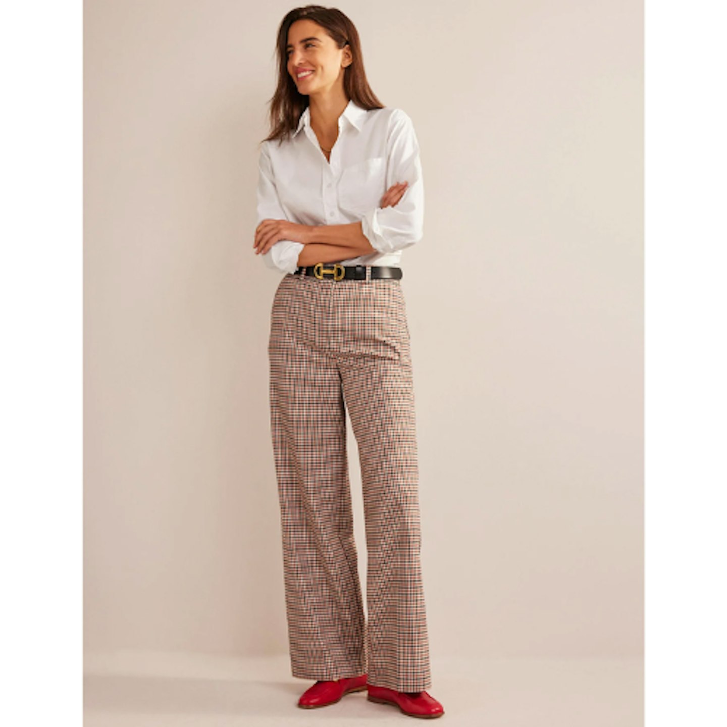 Claudia's Houndstooth Trousers Dupe