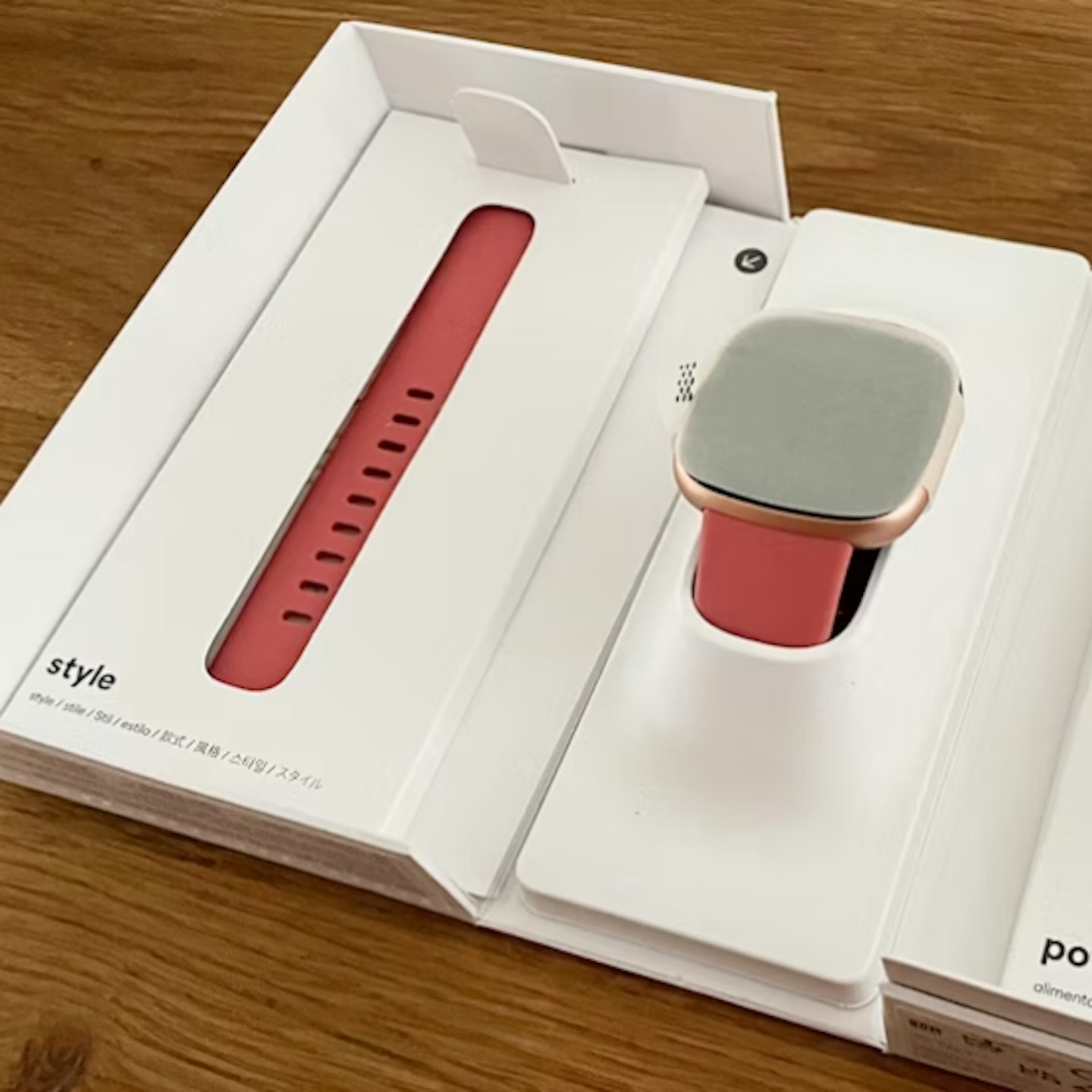 Fitbit Versa 4 in the packaging