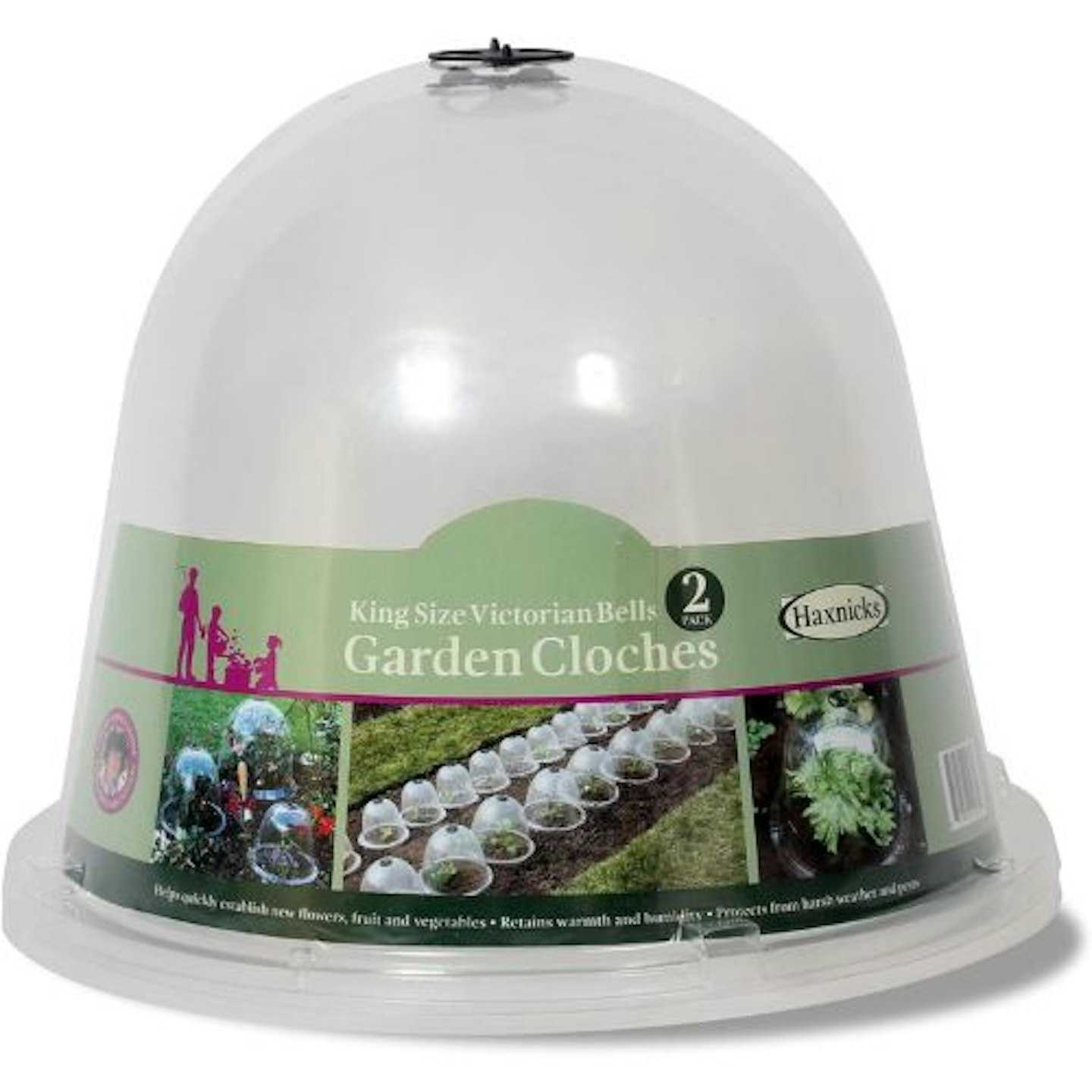 Haxnicks Victorian Bell Garden Cloche Plant Protection