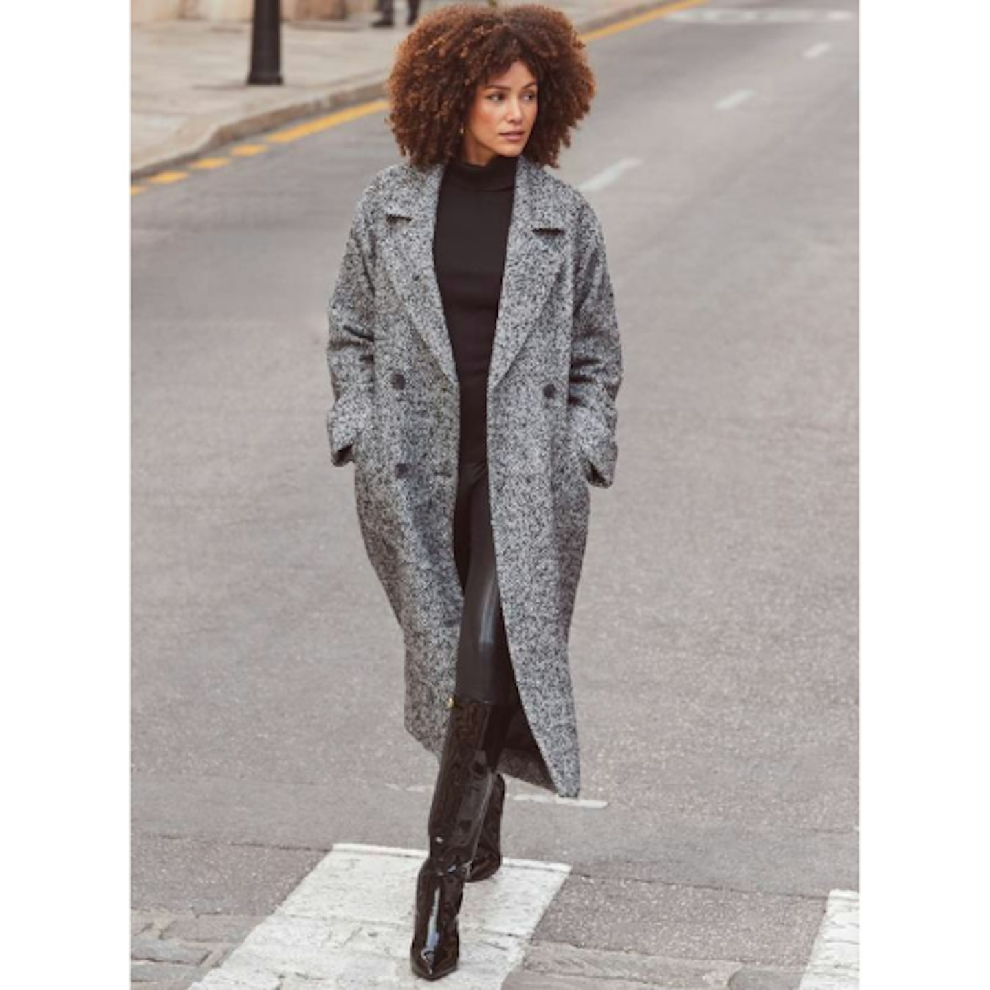 Herringbone coat