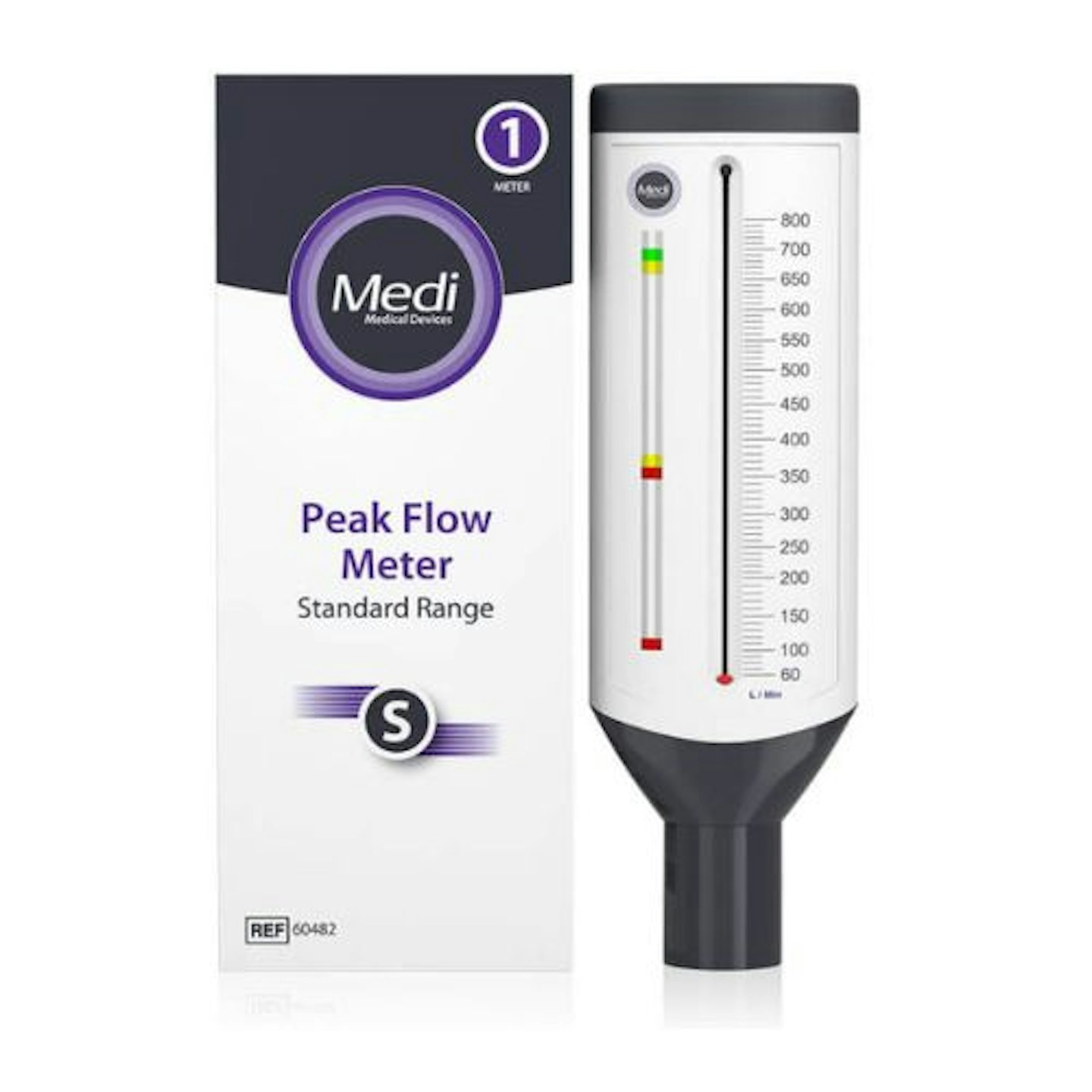 Medi Peak Flow Meter, Standard Range