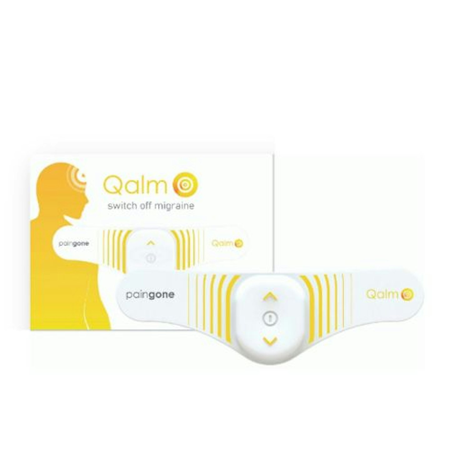 Qalm Wearable TENS Machine for Migraine Sufferers