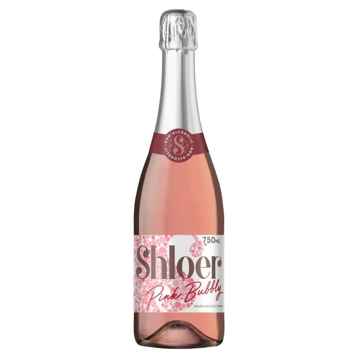 Shloer Pink Non-Alcoholic Bubbly Sparkling Juice