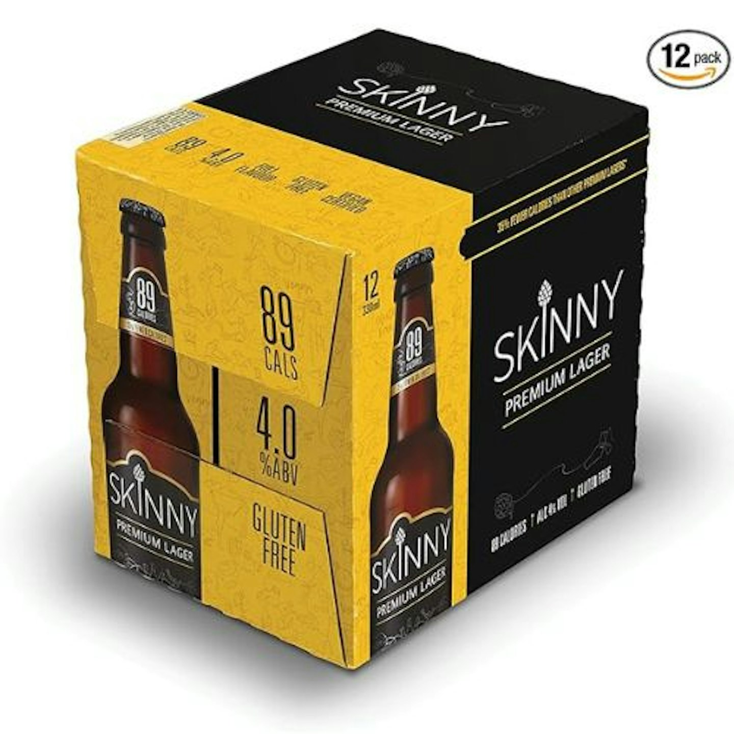 SkinnyBrands Premium Lager, 330ml Bottle