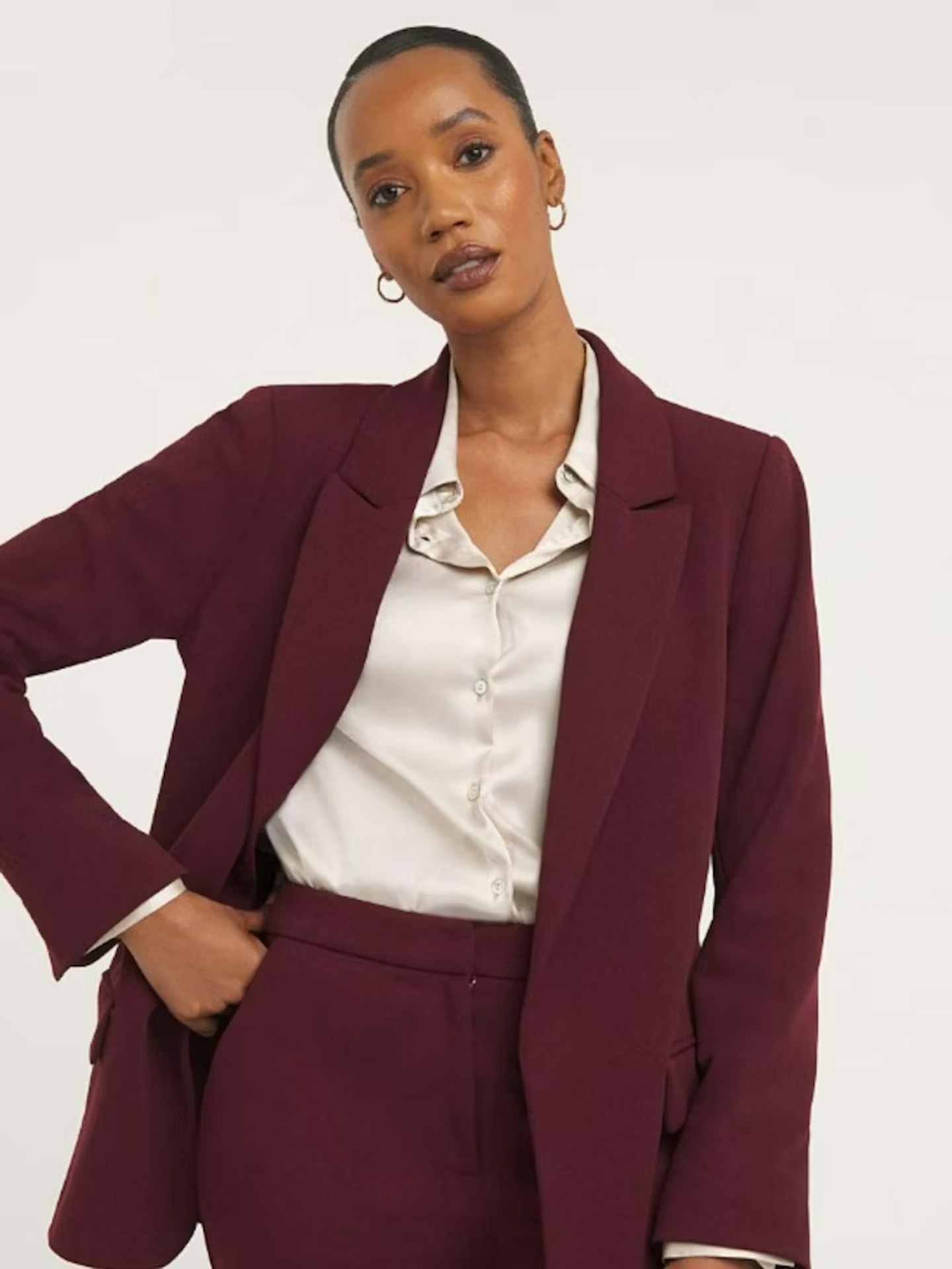 Plum blazer